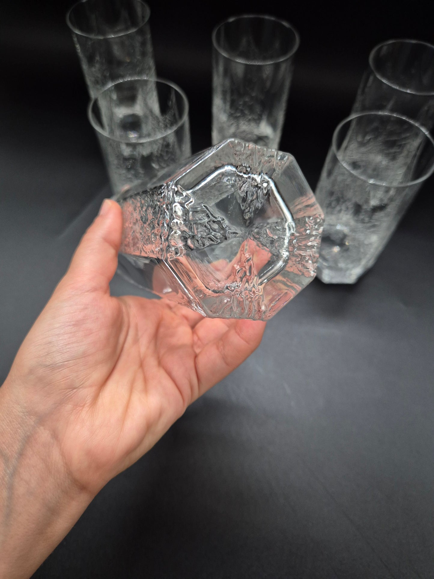 Set of 6 Iittala Kalinka Beer Glasses