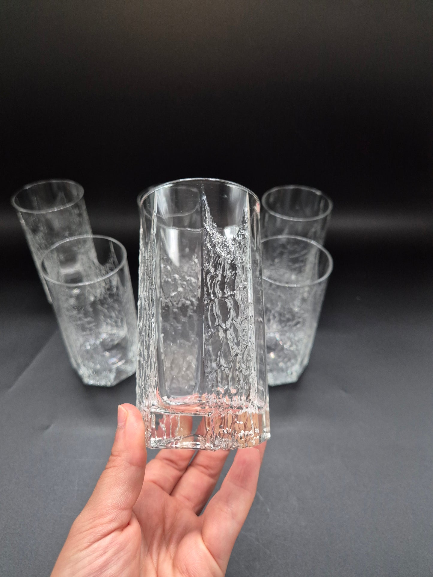 Set of 6 Iittala Kalinka Beer Glasses