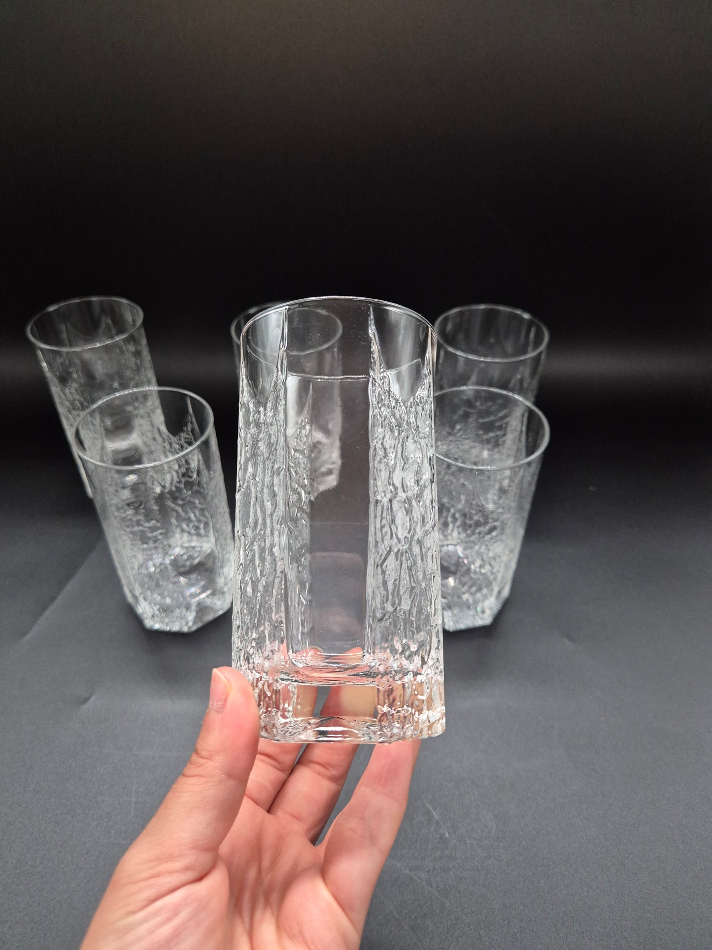Set of 6 Iittala Kalinka Beer Glasses