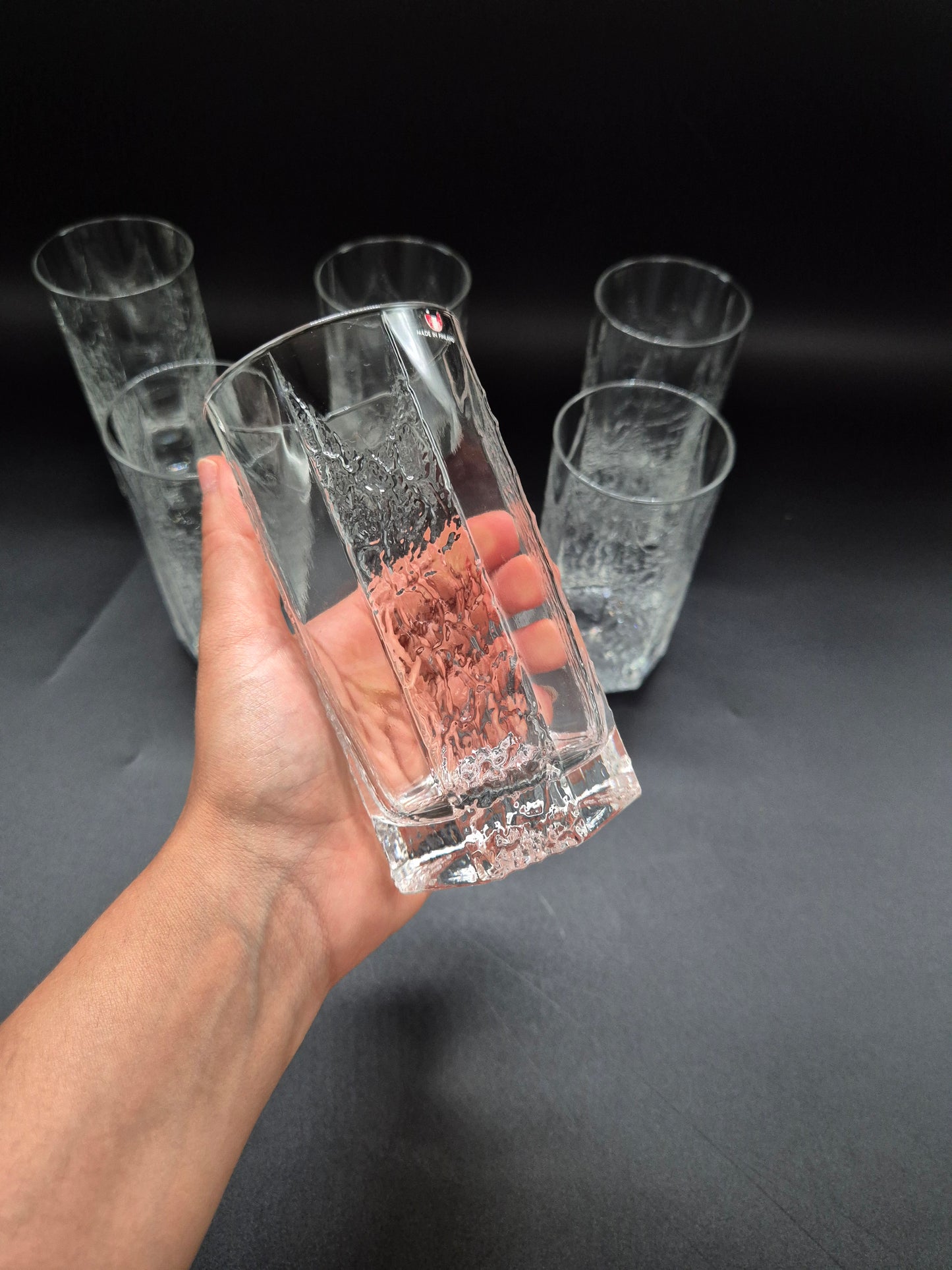 Set of 6 Iittala Kalinka Beer Glasses