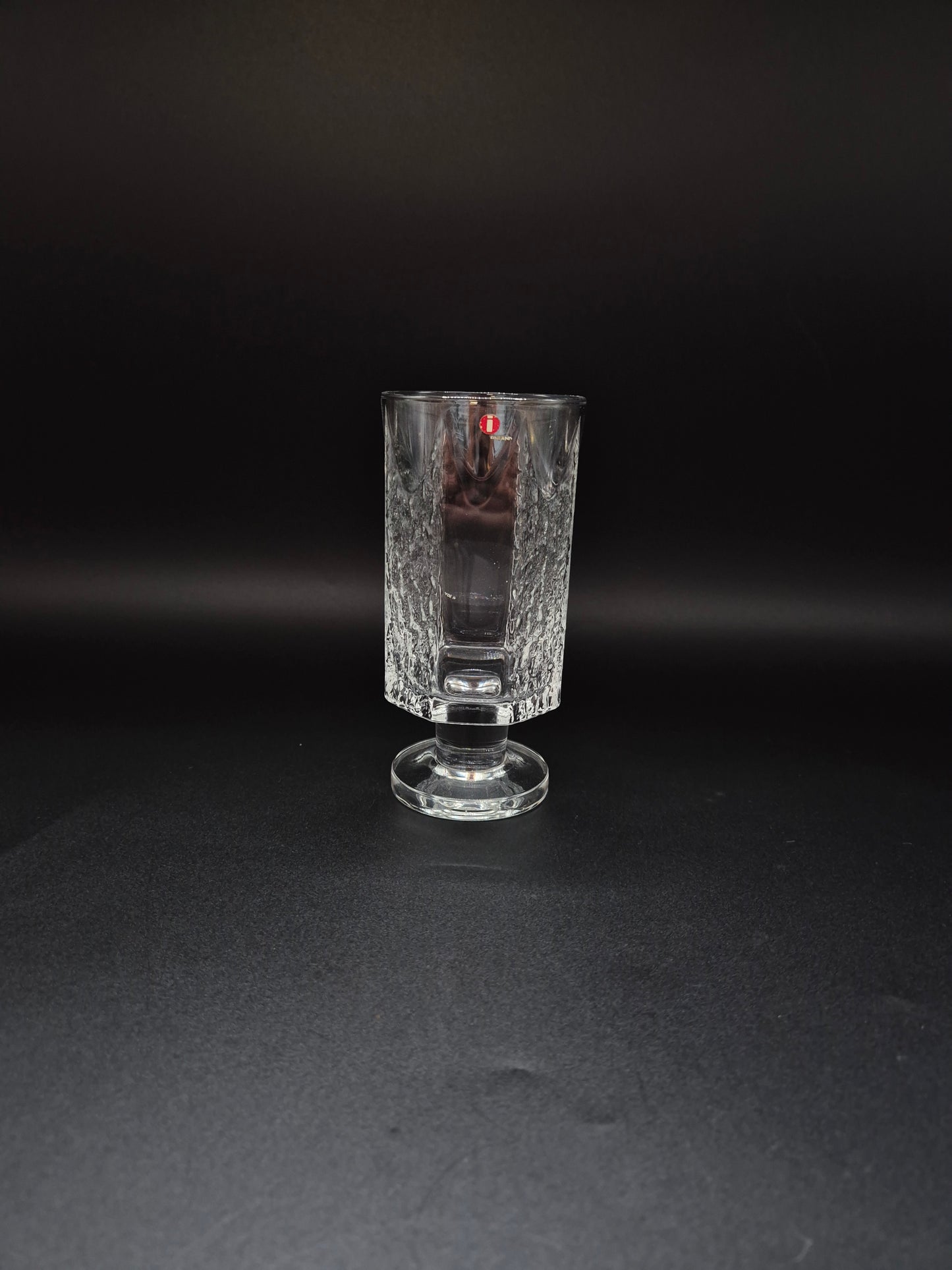 Vintage Iittala Kalinka Footed Beer Glass 30 cl | Timo Sarpaneva | Finnish Art Glass | Mid-Century Scandinavian Glassware