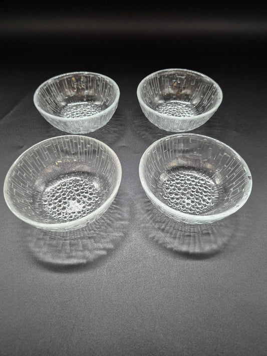 Set of 4 Iittala Ultima Thule Dessert Bowl by Tapio Wirkkala