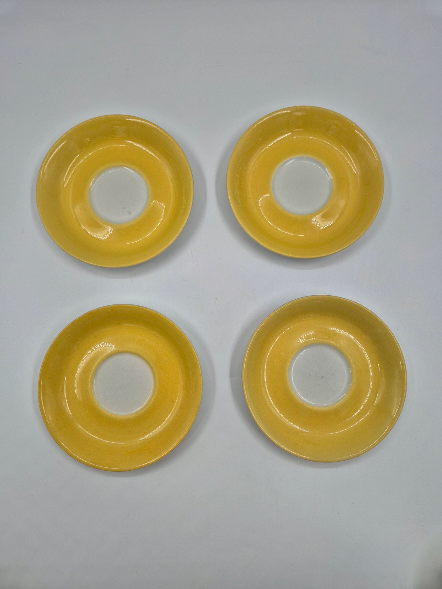 Arabia Aitta Yellow Coffee Cup & Saucer | Vintage Finnish Ceramic Coffee Set | Mid Century Scandinavian Tableware | Made in Finland