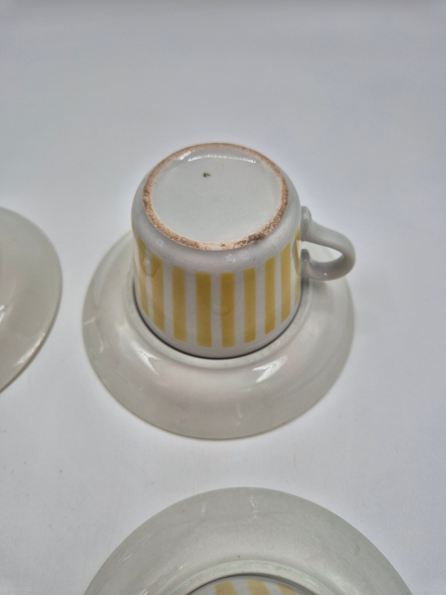 Arabia Aitta Yellow Coffee Cup & Saucer | Vintage Finnish Ceramic Coffee Set | Mid Century Scandinavian Tableware | Made in Finland