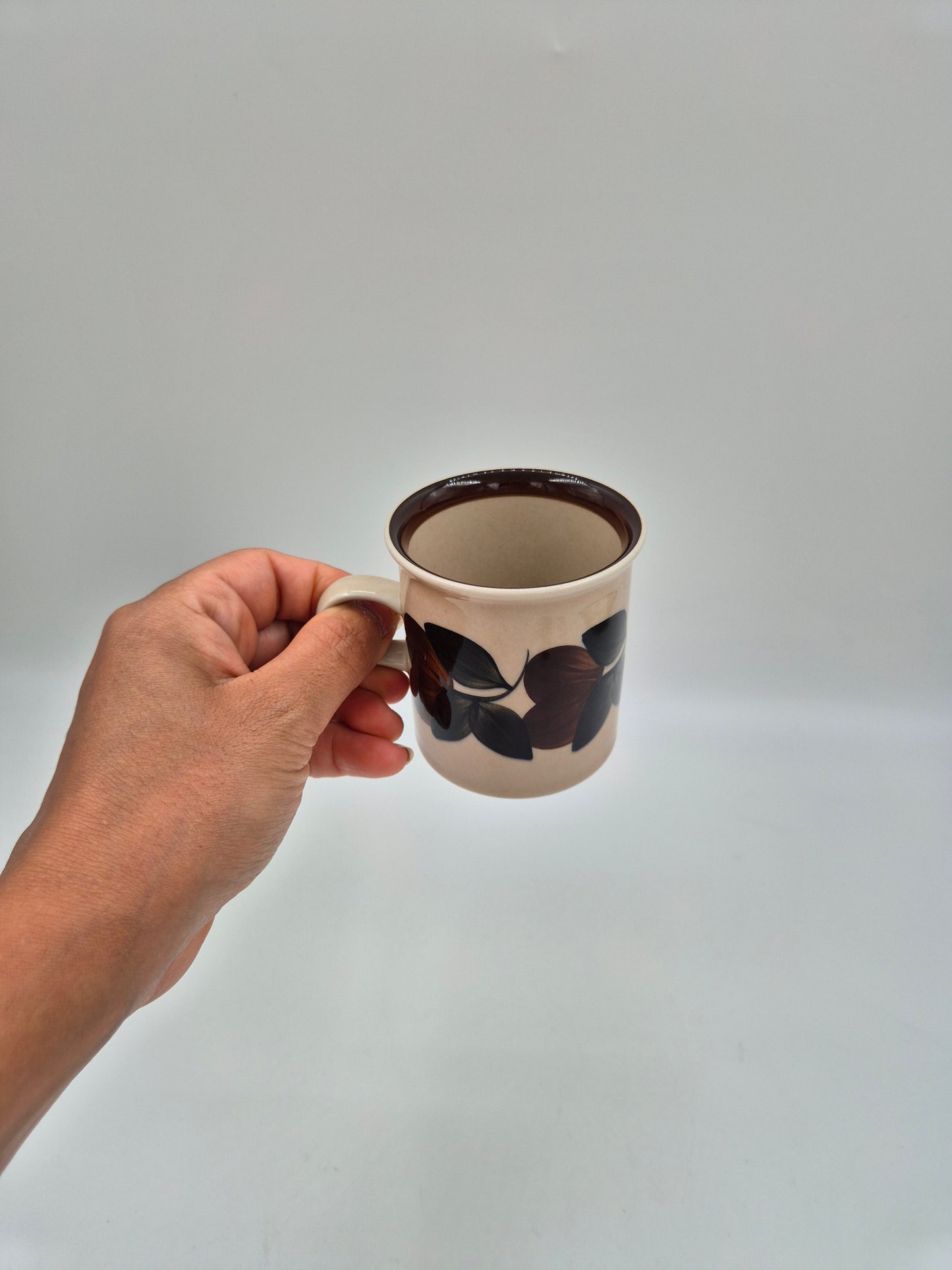 Set of 5 Arabia Ruija Coffee Trios | Vintage Finnish Coffee Cups Saucers & Plates | Raija Uosikkinen | Scandinavian Stoneware