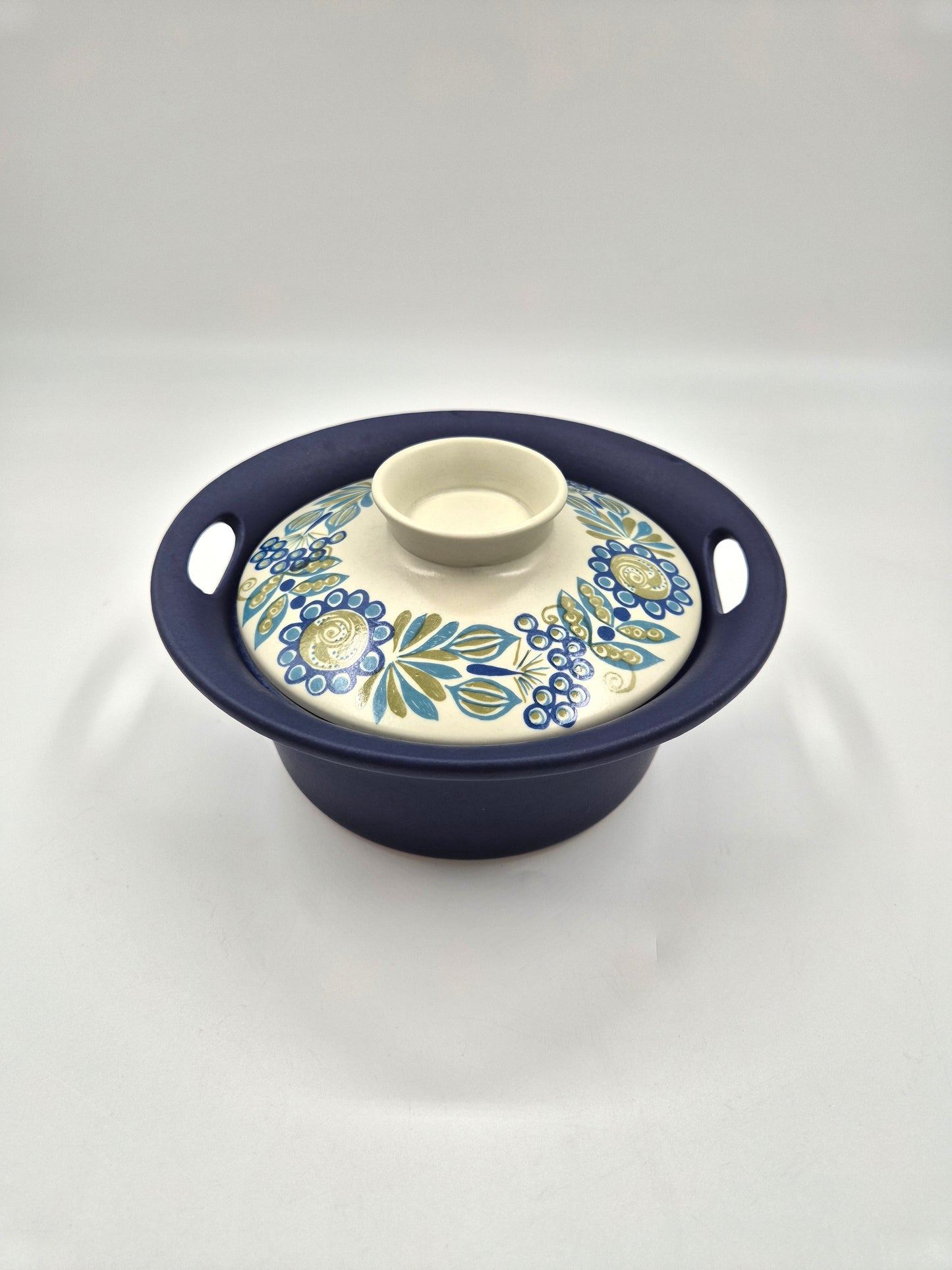 Vintage Figgjo Tor Viking Casserole with Lid, made in Norway
