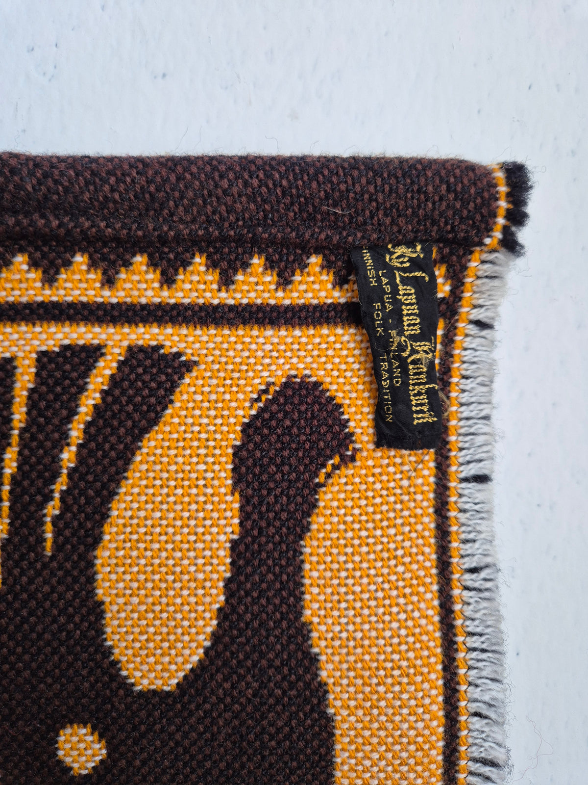 Vintage Finnish Täkänä Wall Hanging by Lapuan Kankurit