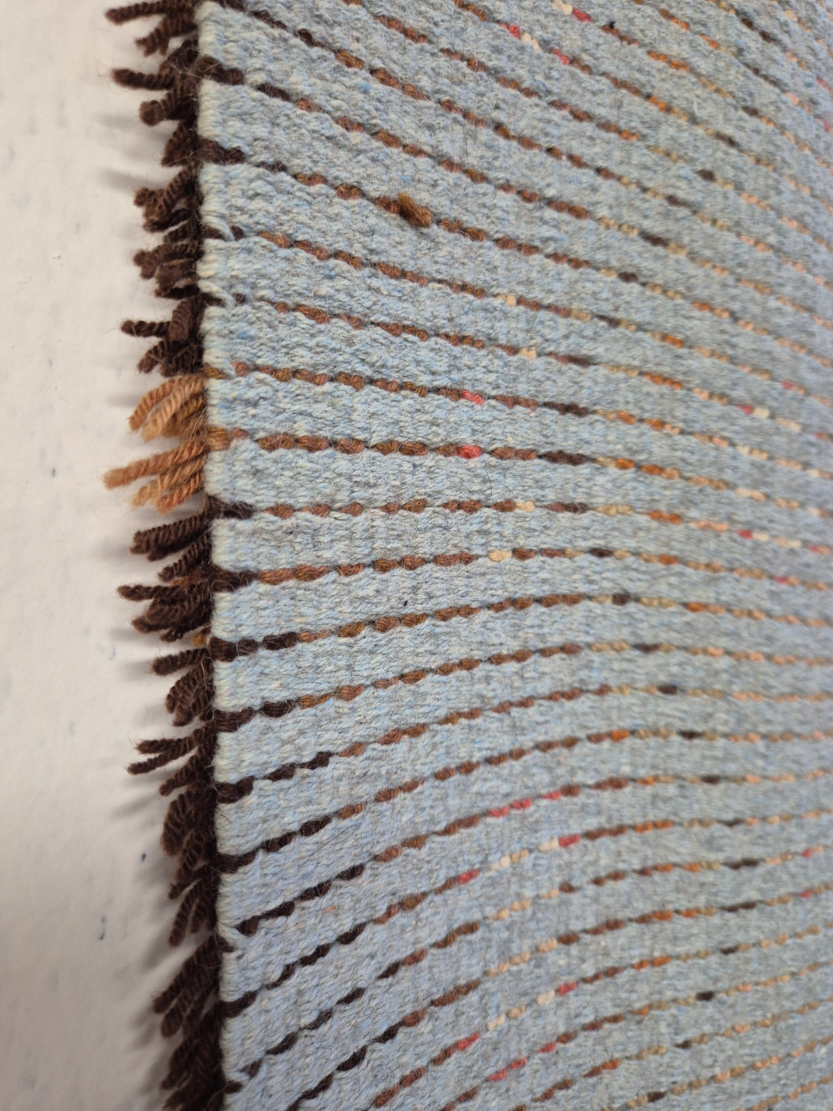 Vintage Finnish Humalasalkoja Ryijy by A.W. Raitio, Neovius Wall Rug, Scandinavian Wool Tapestry