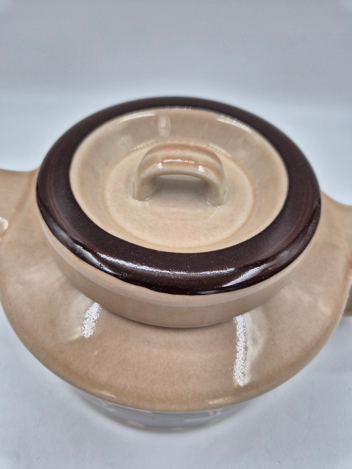 Arabia "Ruija" Stoneware Teapot by Ulla Procopé, Raija Uosikkinen, Original Ceramic Strainer, 1.4 L
