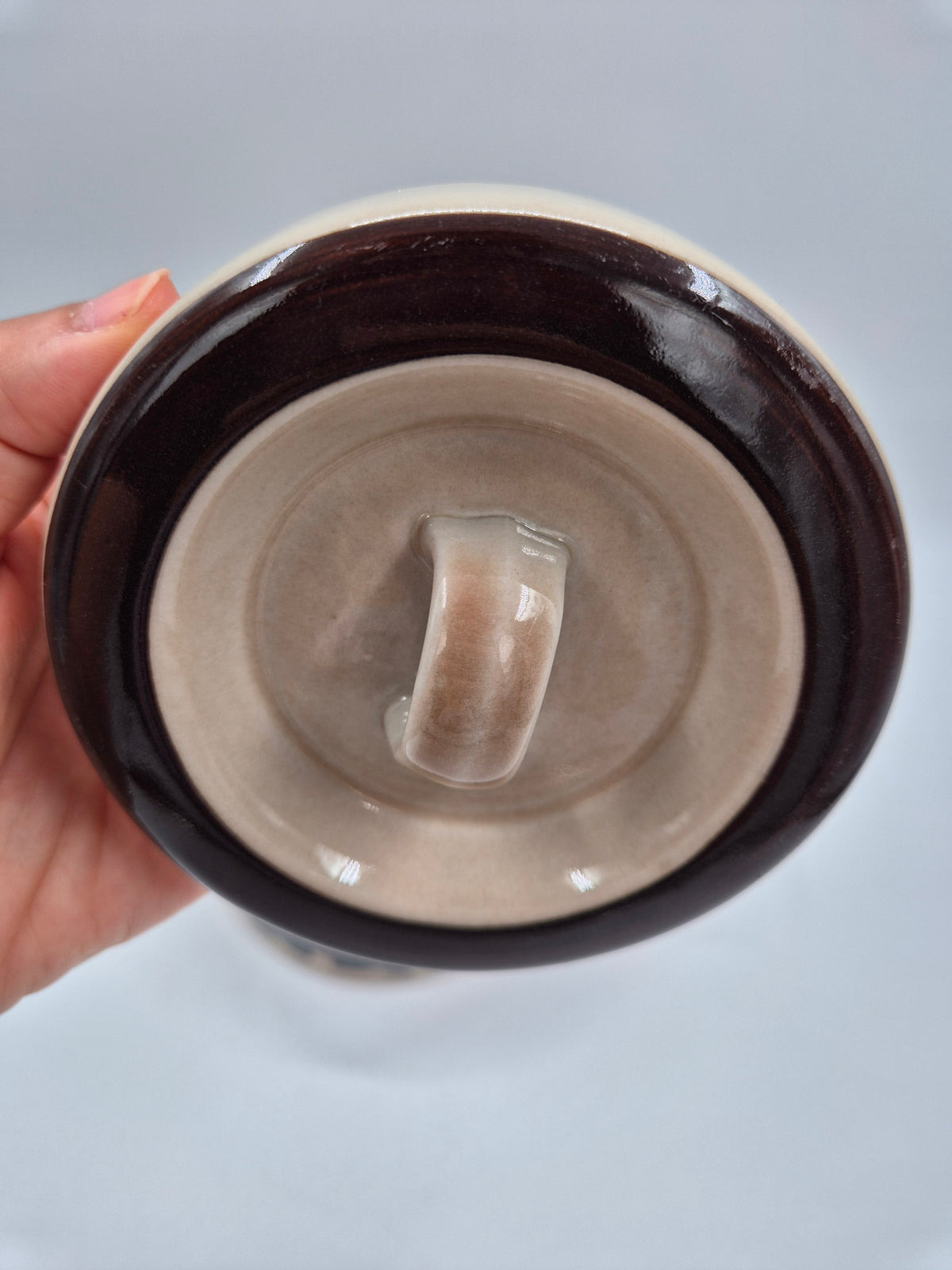Arabia "Ruija" Stoneware Teapot by Ulla Procopé, Raija Uosikkinen, Original Ceramic Strainer, 1.4 L