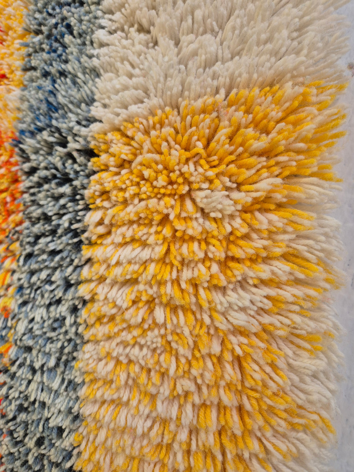Vintage Finnish Kehrä rya rug designed by Leena-Kaisa Halme,