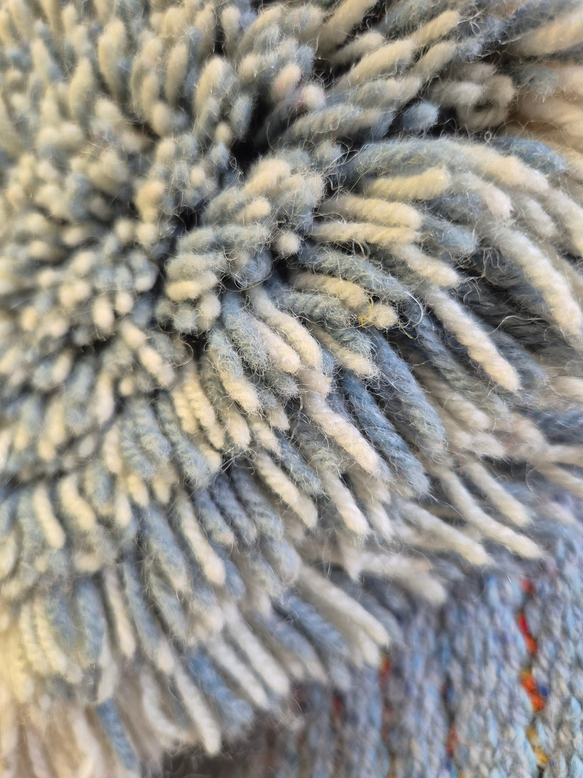 Vintage Finnish Kehrä rya rug designed by Leena-Kaisa Halme,