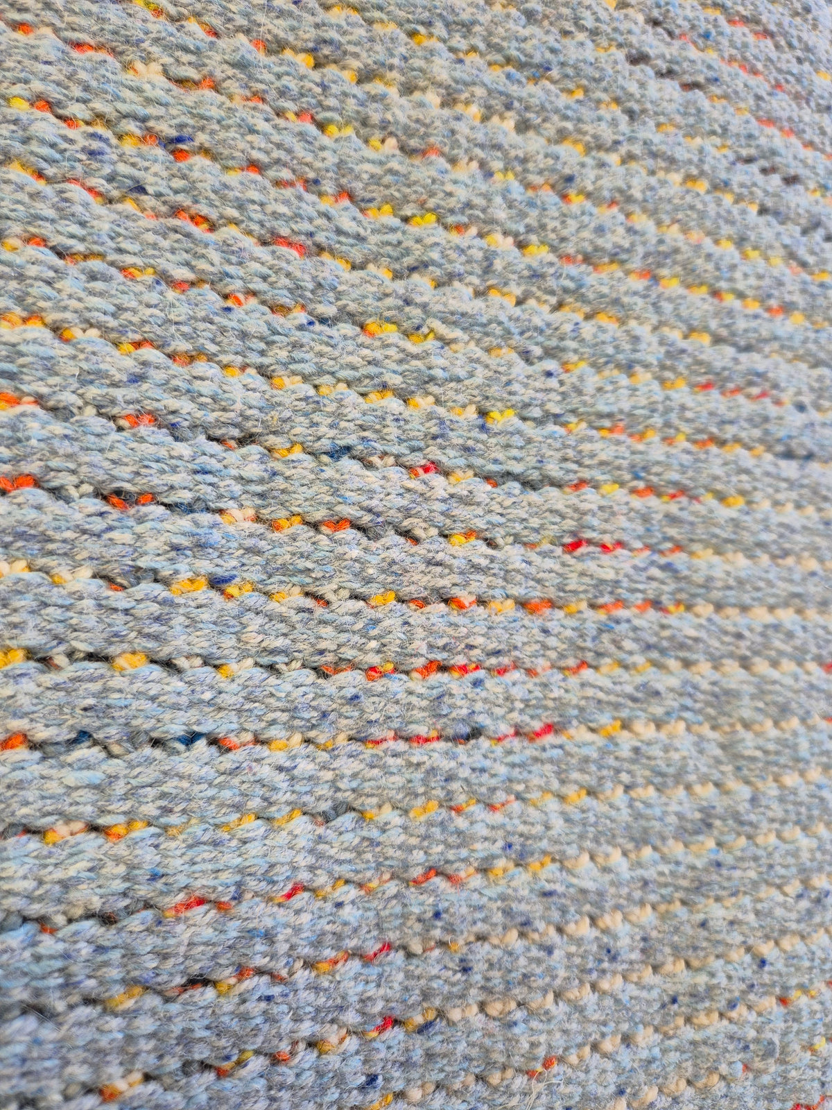 Vintage Finnish Kehrä rya rug designed by Leena-Kaisa Halme,