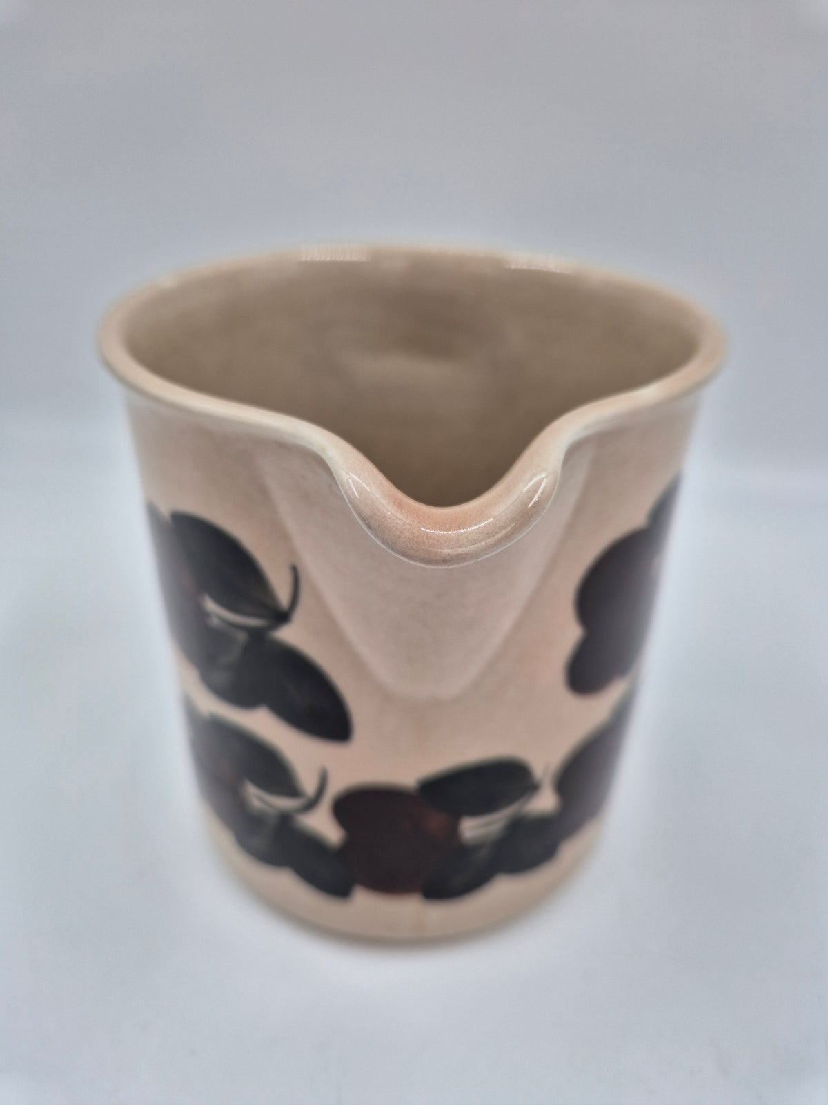 Arabia "Ruija" Milk Pitcher by Raija Uosikkinen, 1975–1981, Hand-Painted Stoneware