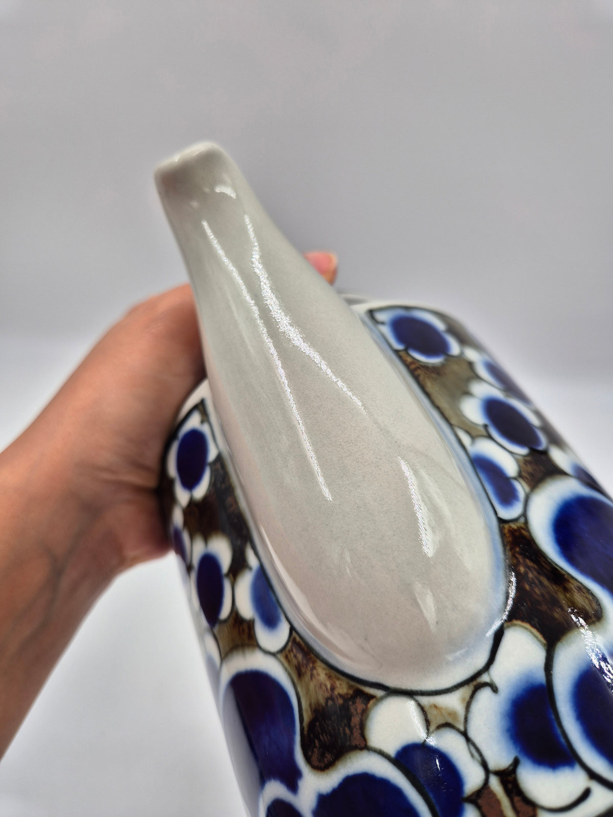 Arabia Saara Coffee Set – Anja Jaatinen-Winquist, 4 Cups & Coffee Pot, 1971–1976