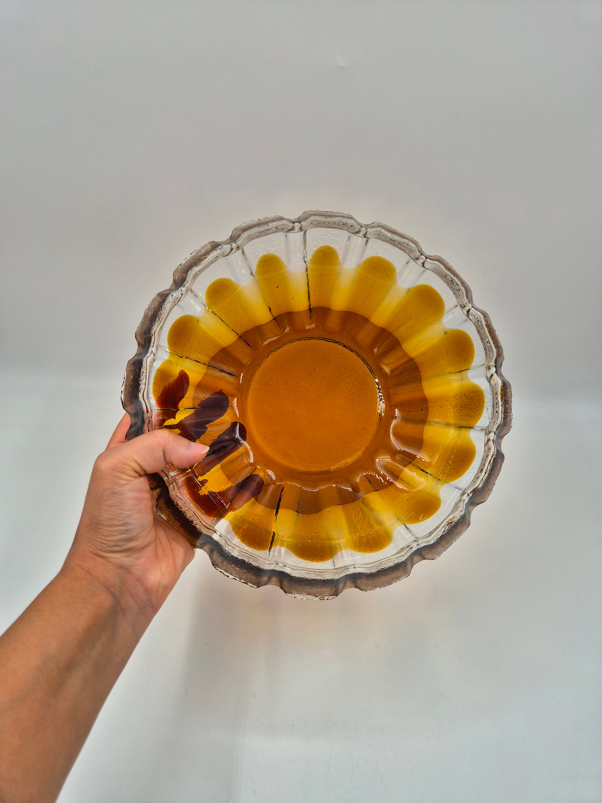 Humppila "Kuura" Serving Dish by Pia Kauppi-Lehtinen, Finnish Glass