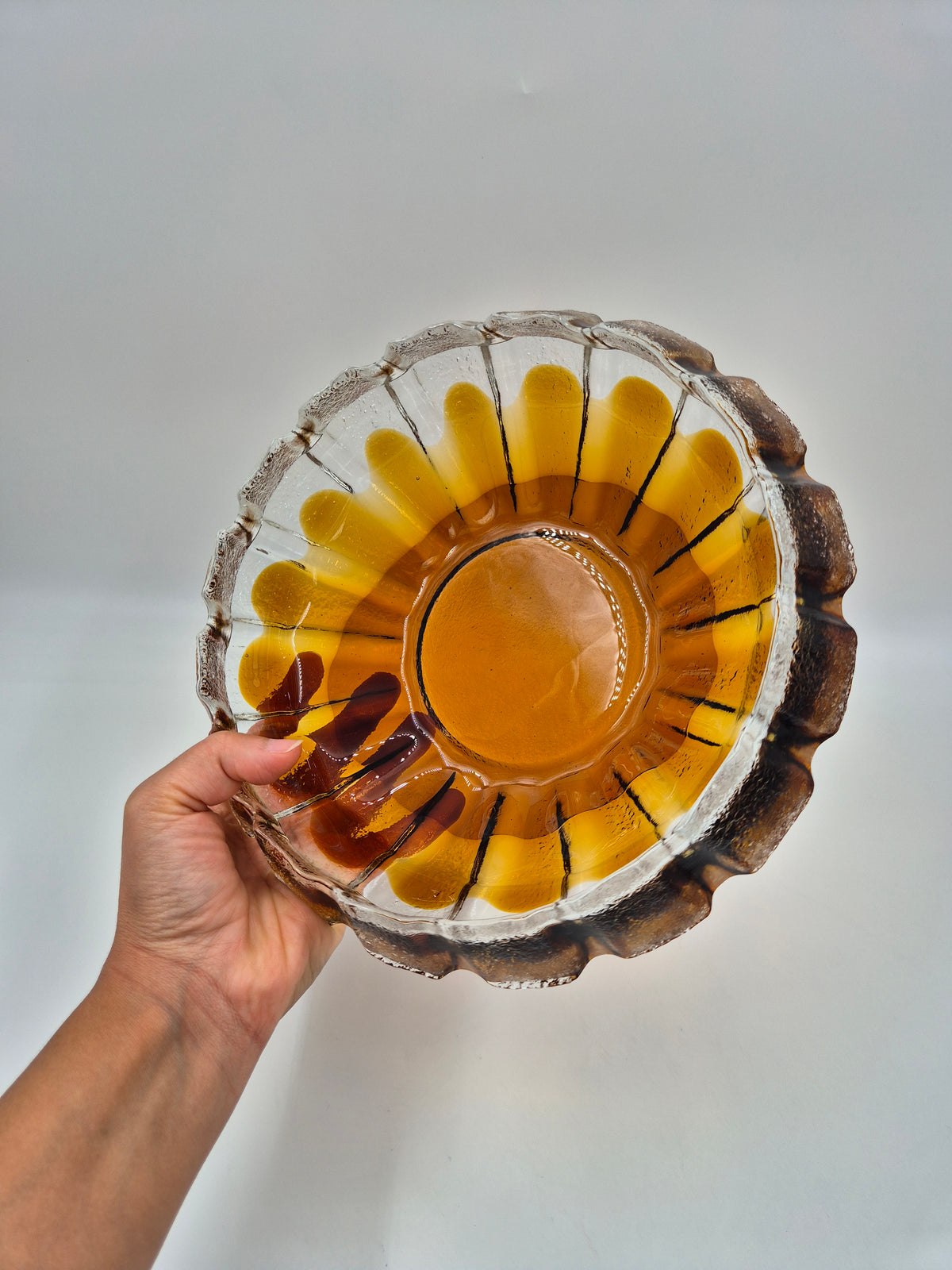 Humppila "Kuura" Serving Dish by Pia Kauppi-Lehtinen, Finnish Glass