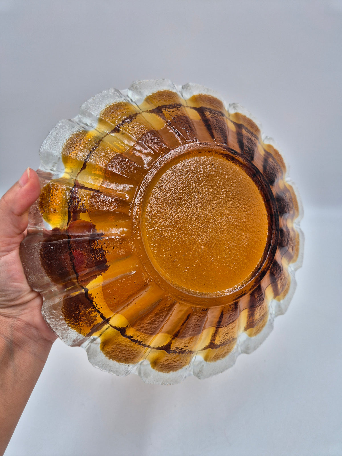 Humppila "Kuura" Serving Dish by Pia Kauppi-Lehtinen, Finnish Glass