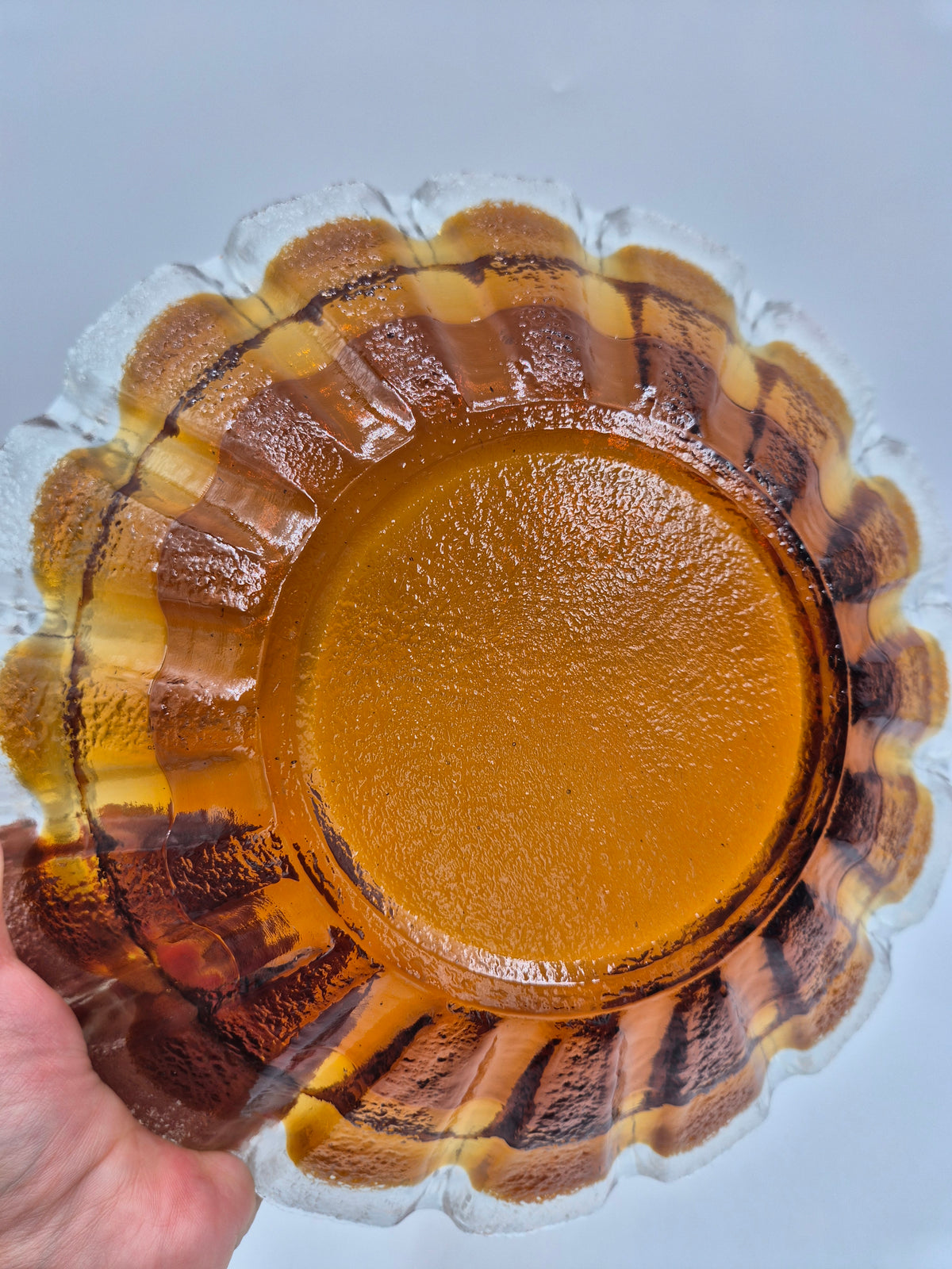Humppila "Kuura" Serving Dish by Pia Kauppi-Lehtinen, Finnish Glass