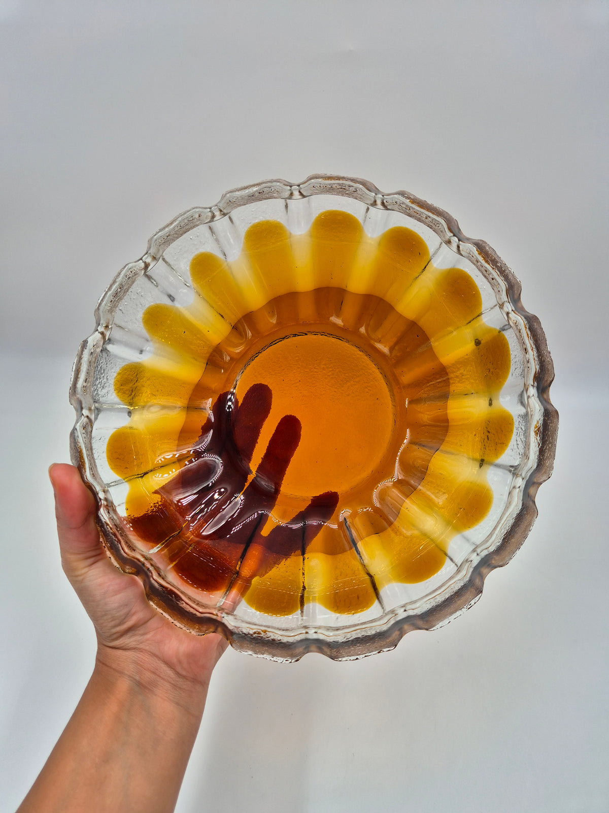 Humppila "Kuura" Serving Dish by Pia Kauppi-Lehtinen, Finnish Glass