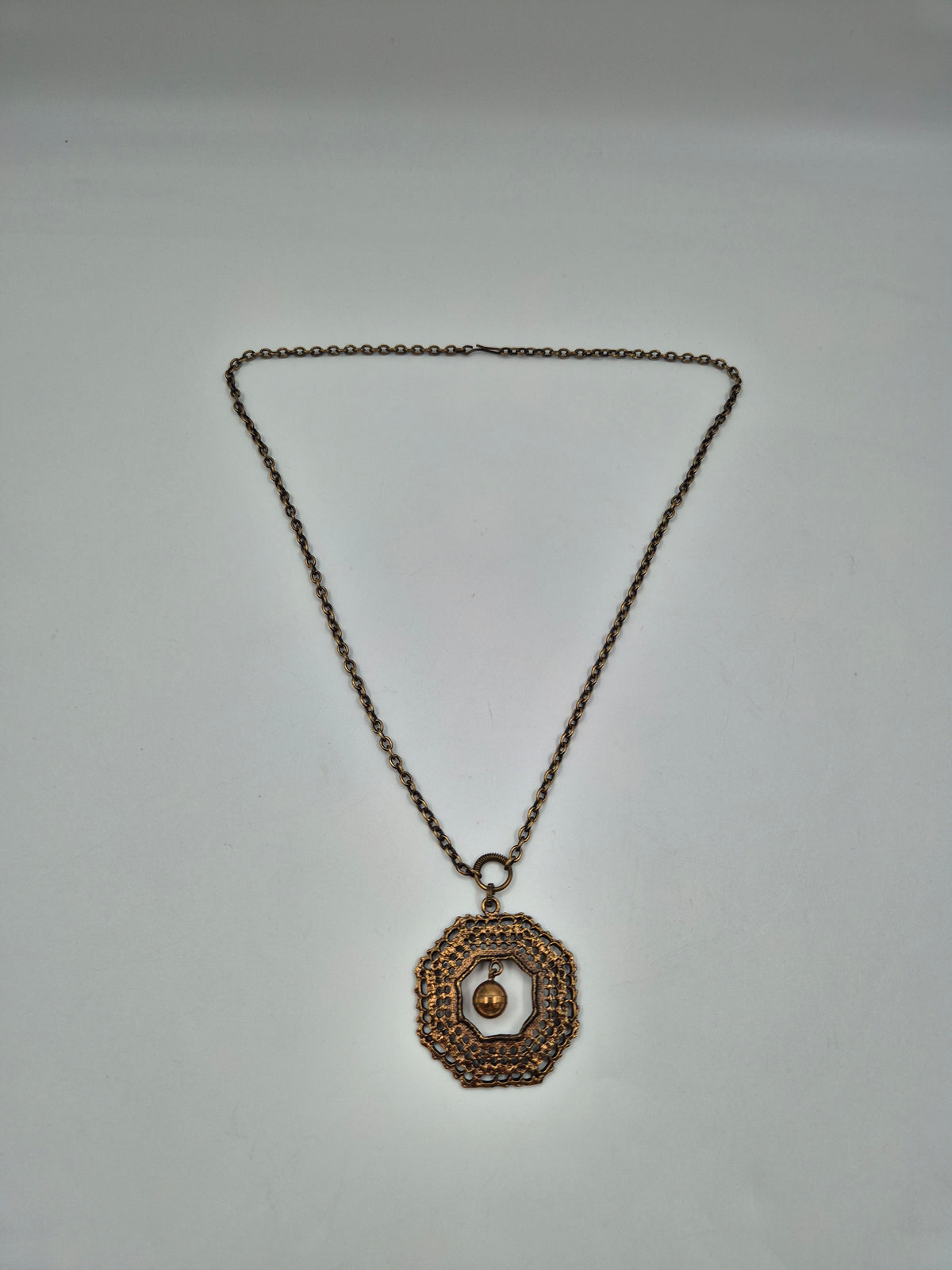 Pentti Sarpaneva Vintage Bronze Necklace, Finland, P.Sarpaneva, Bronze modernist jewelry