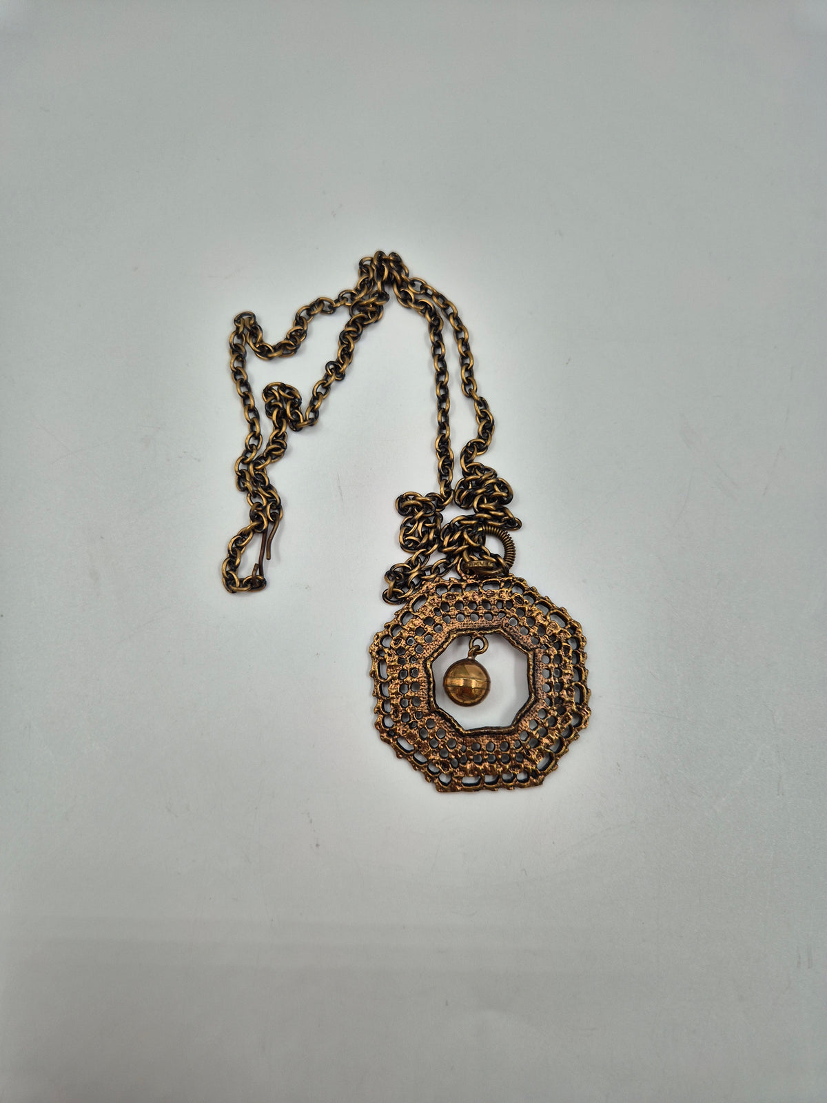 Pentti Sarpaneva Vintage Bronze Necklace, Finland, P.Sarpaneva, Bronze modernist jewelry