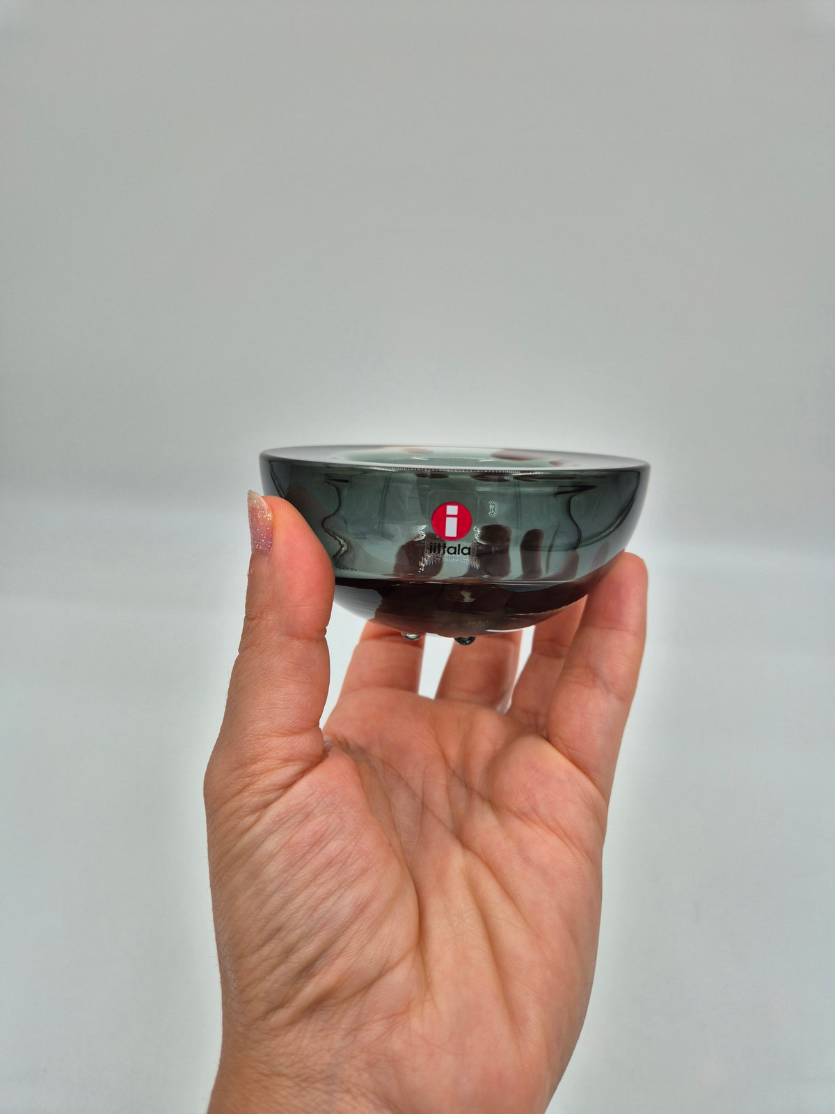 Iittala Ballo Grey Color Tealight Holders