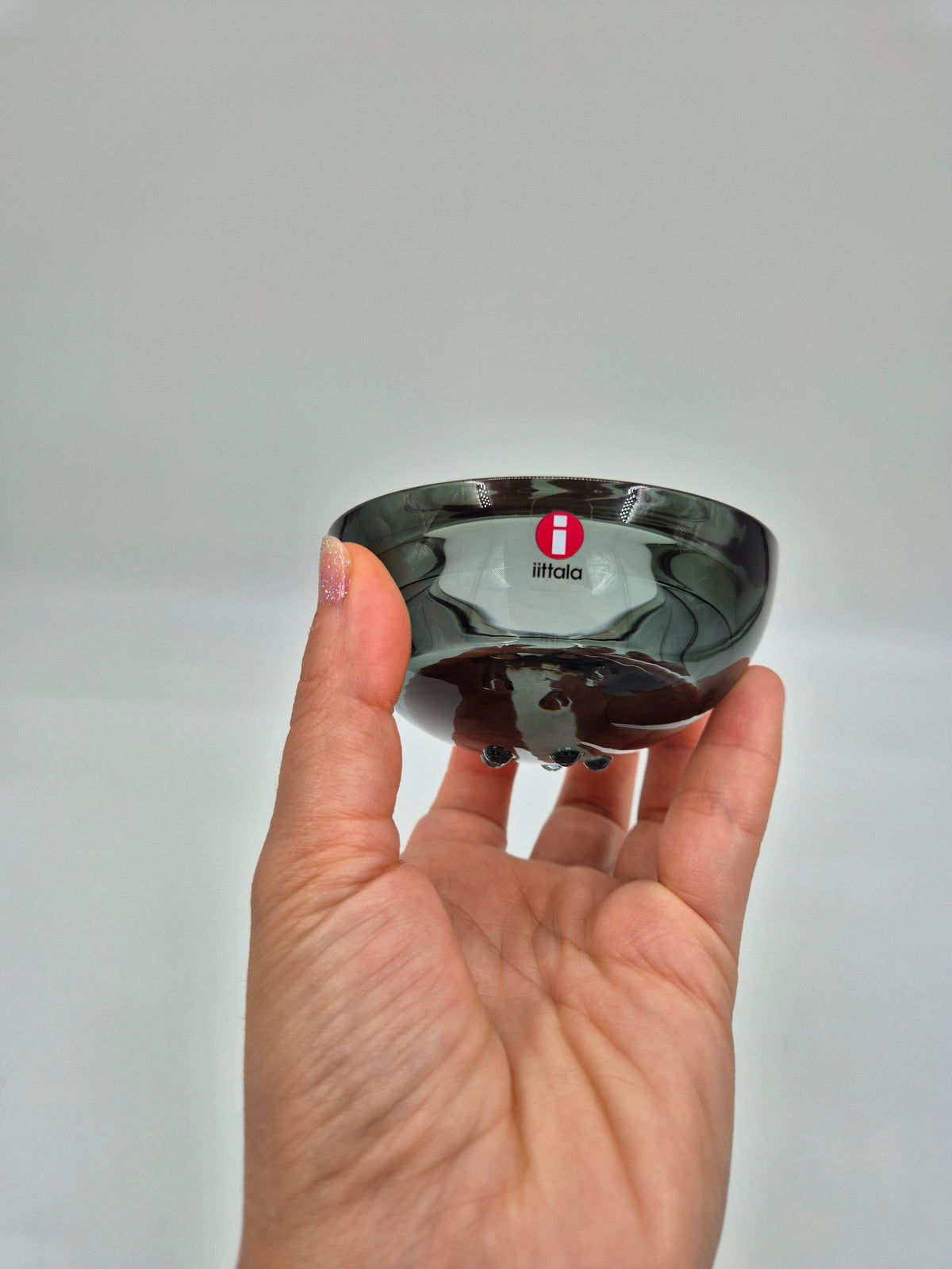 Iittala Ballo Grey Color Tealight Holders