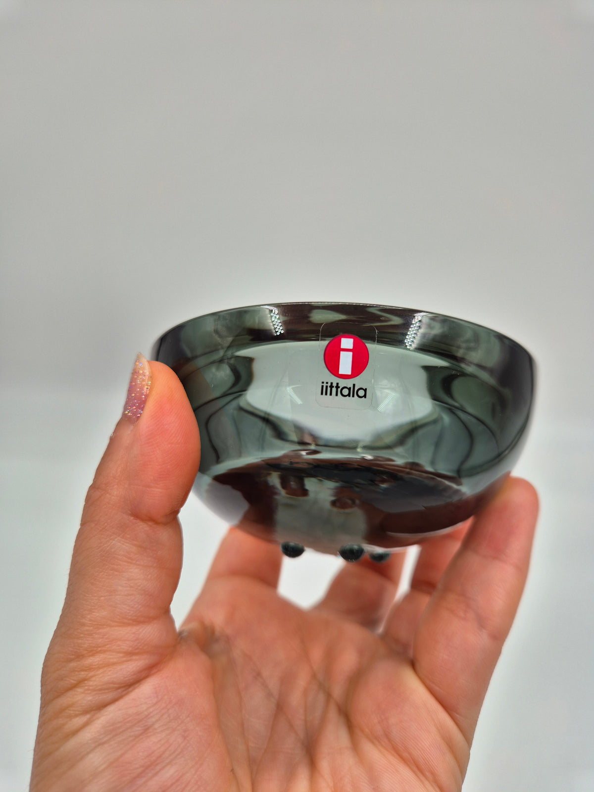 Iittala Ballo Grey Color Tealight Holders
