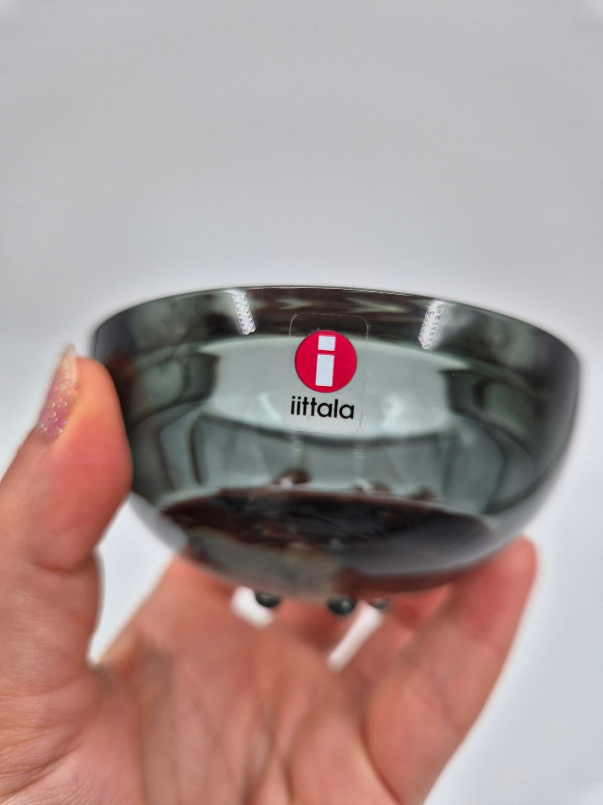 Iittala Ballo Grey Color Tealight Holders