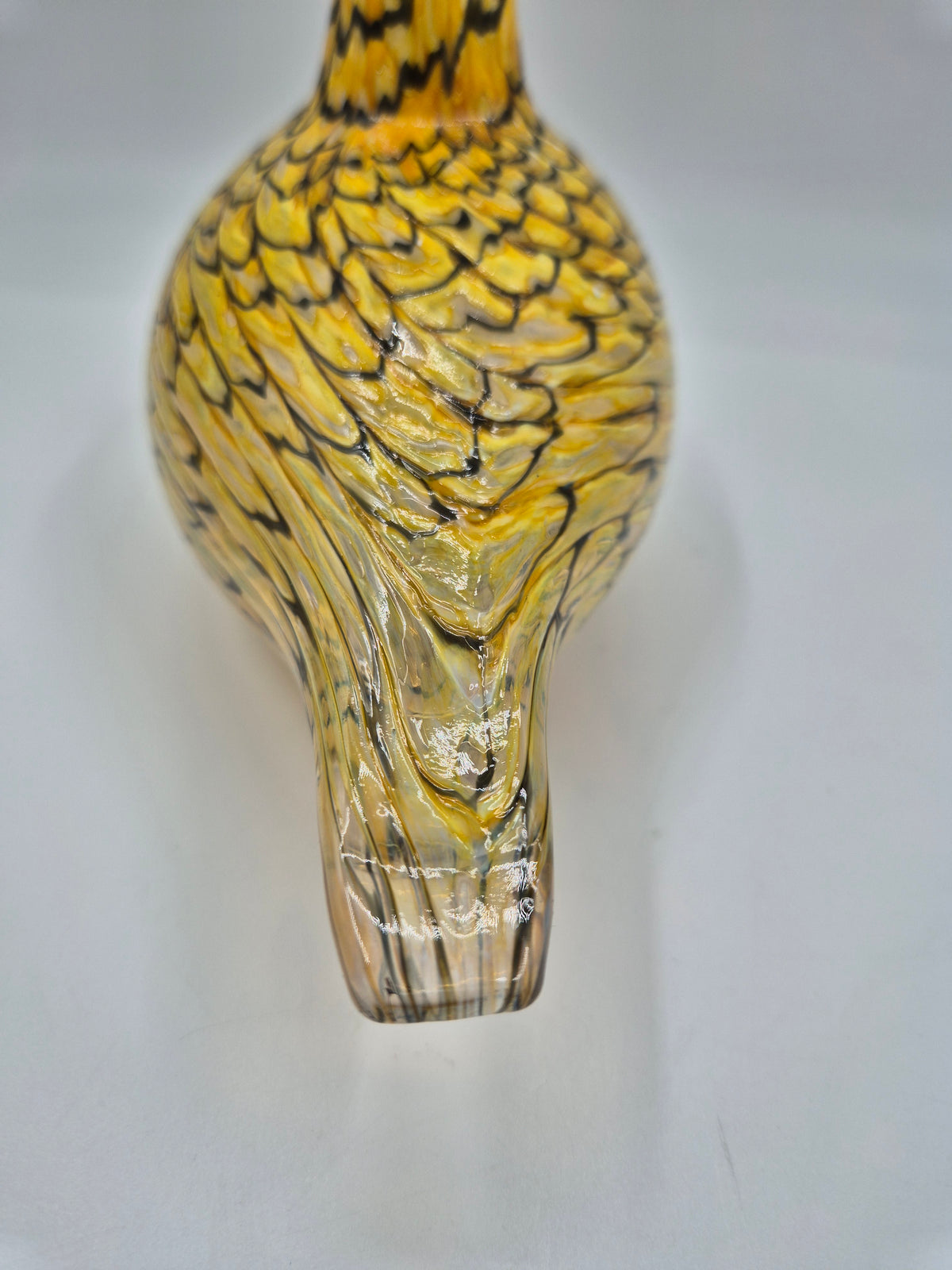 Oiva Toikka Summer Grouse (Kesäriekko) Glass Bird – Iittala / Nuutajärvi, Finland
