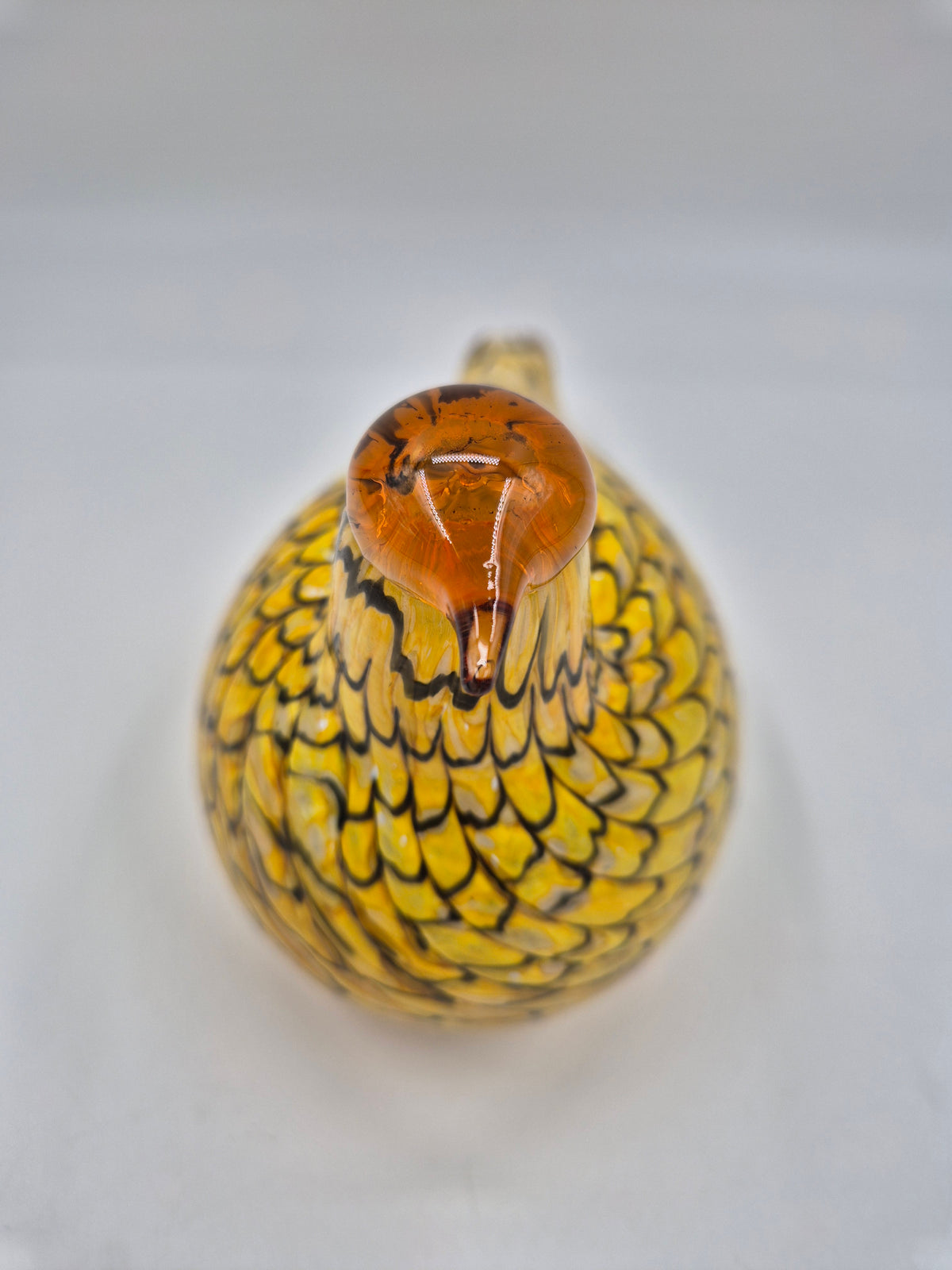 Oiva Toikka Summer Grouse (Kesäriekko) Glass Bird – Iittala / Nuutajärvi, Finland