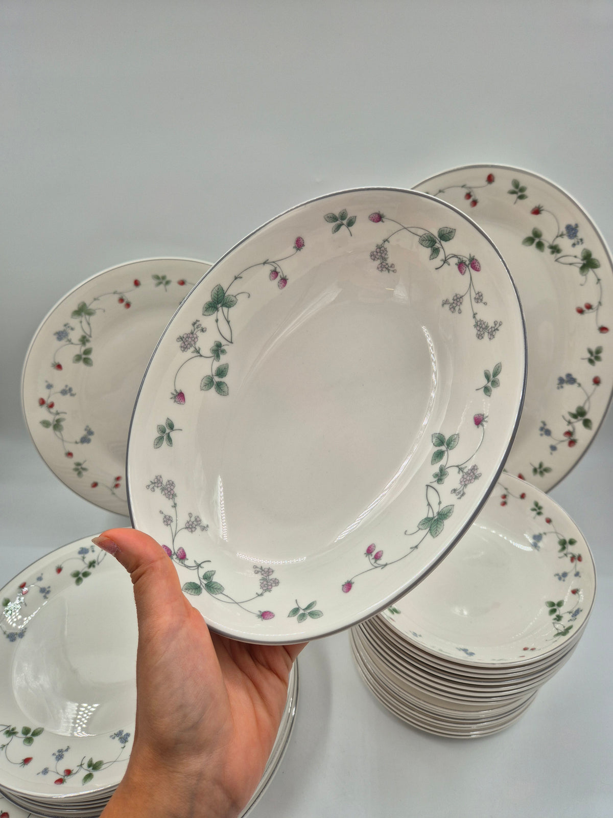 Vintage Royal Doulton Strawberry Fayre Dinnerware