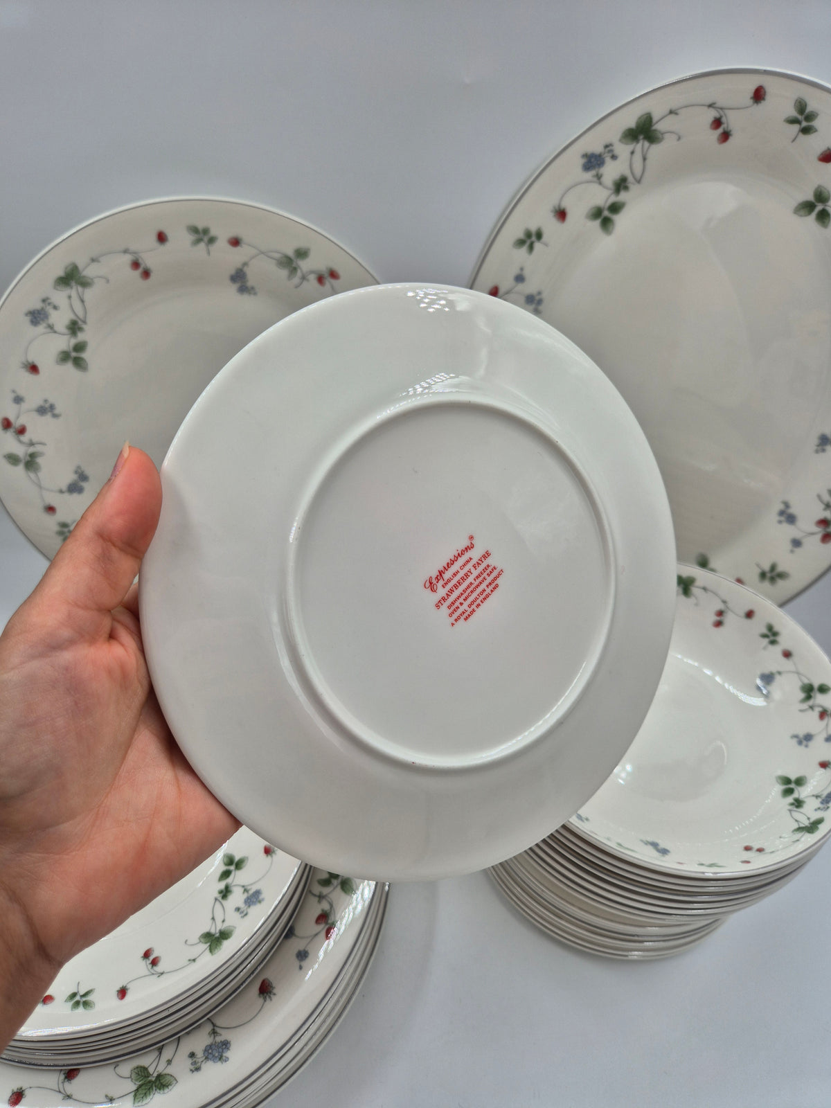 Vintage Royal Doulton Strawberry Fayre Dinnerware
