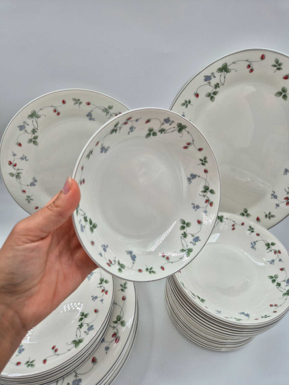 Vintage Royal Doulton Strawberry Fayre Dinnerware