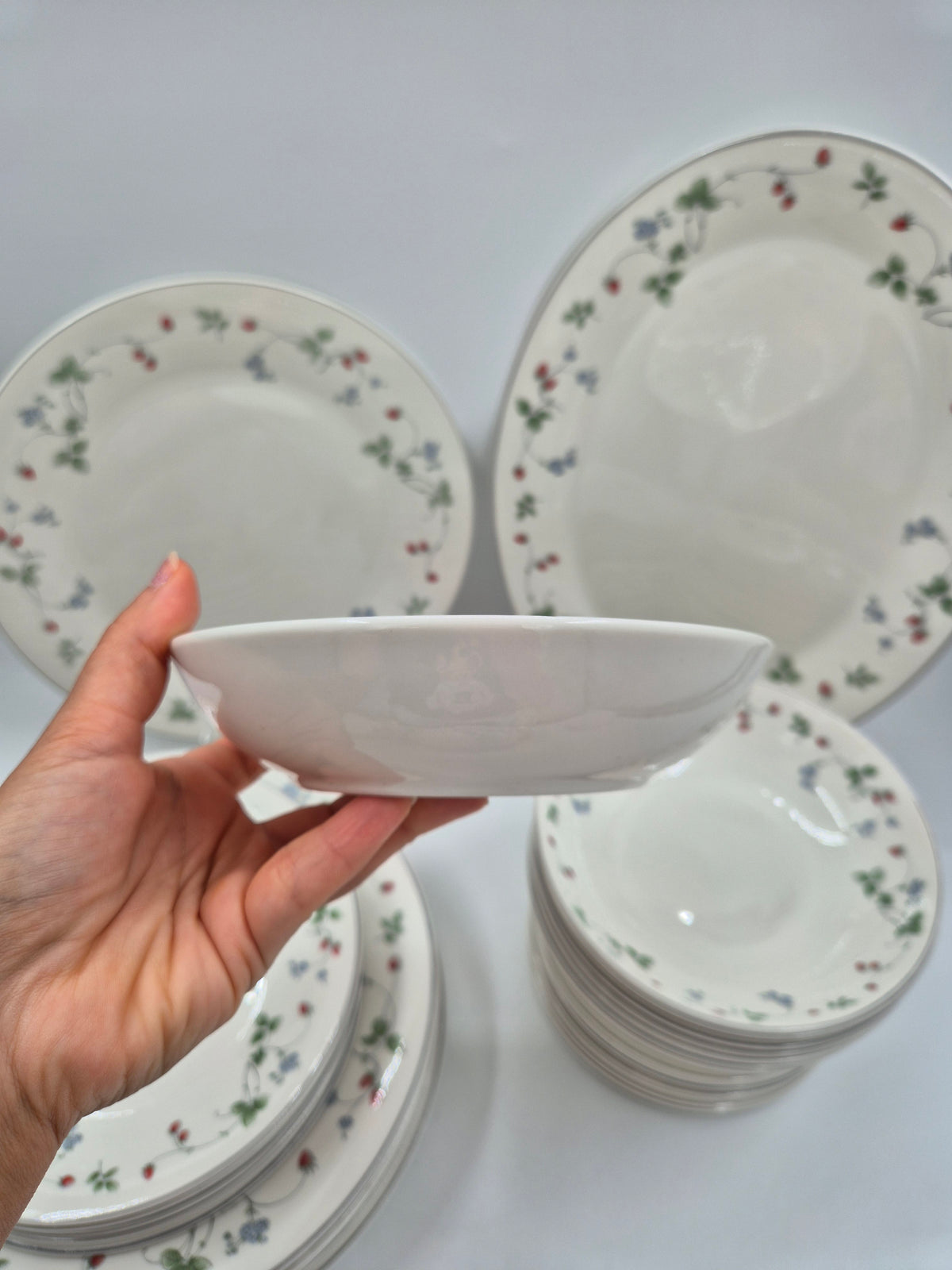 Vintage Royal Doulton Strawberry Fayre Dinnerware