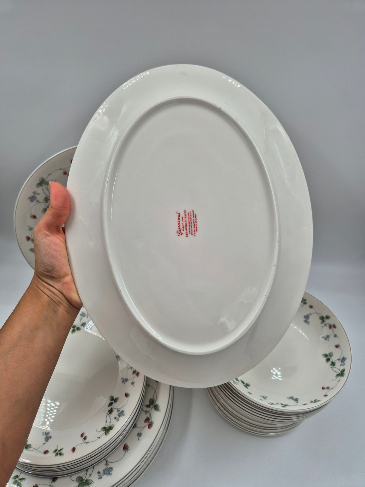 Vintage Royal Doulton Strawberry Fayre Dinnerware