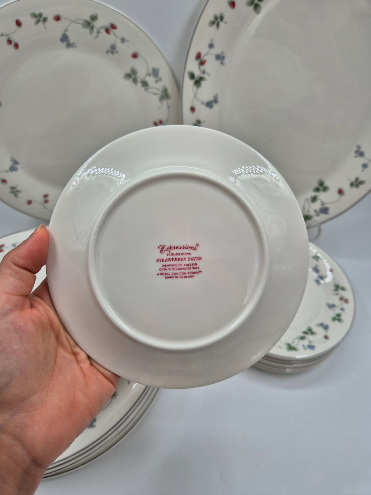 Vintage Royal Doulton Strawberry Fayre Dinnerware