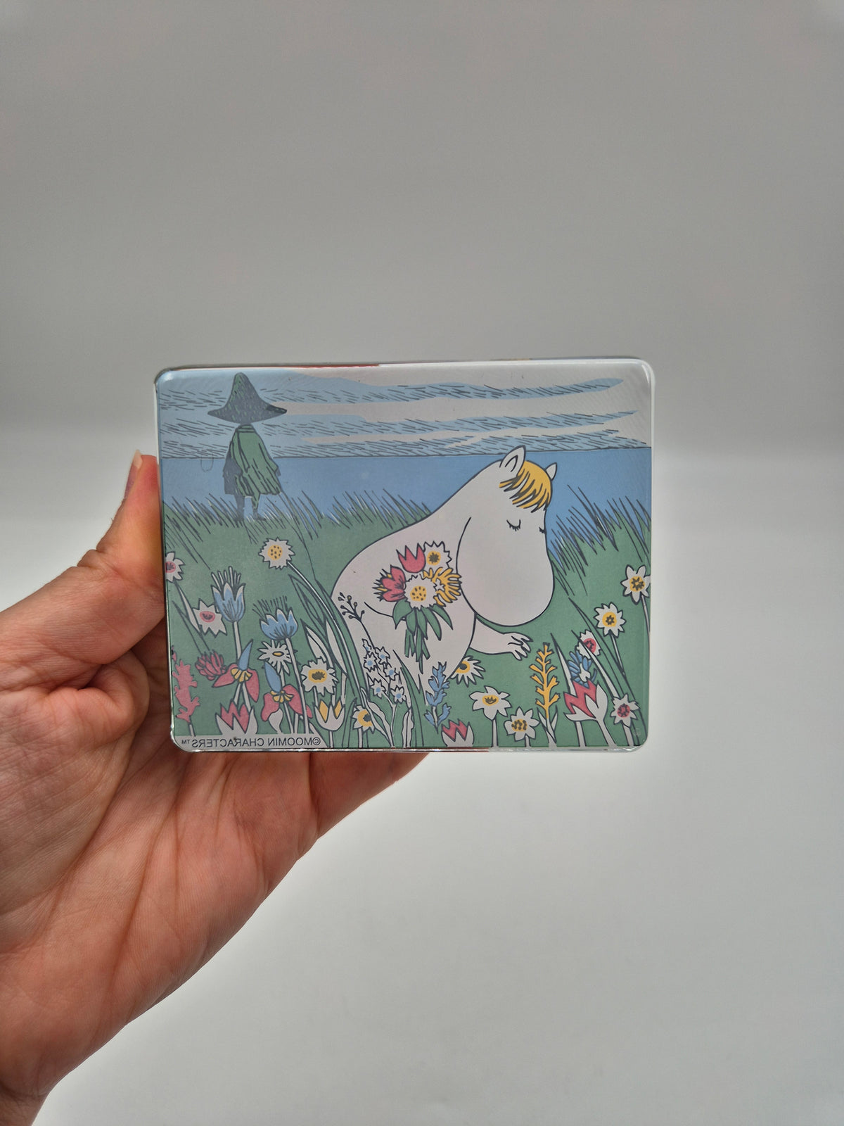 Vintage Iittala Moomin Glass Paperweight, Tove Slotte-Elevant Design, Finnish Glass Art