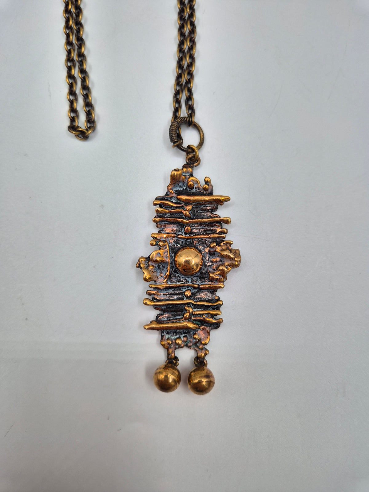Pentti Sarpaneva Kaarna Pendant Necklace, Brutalist Jewellery