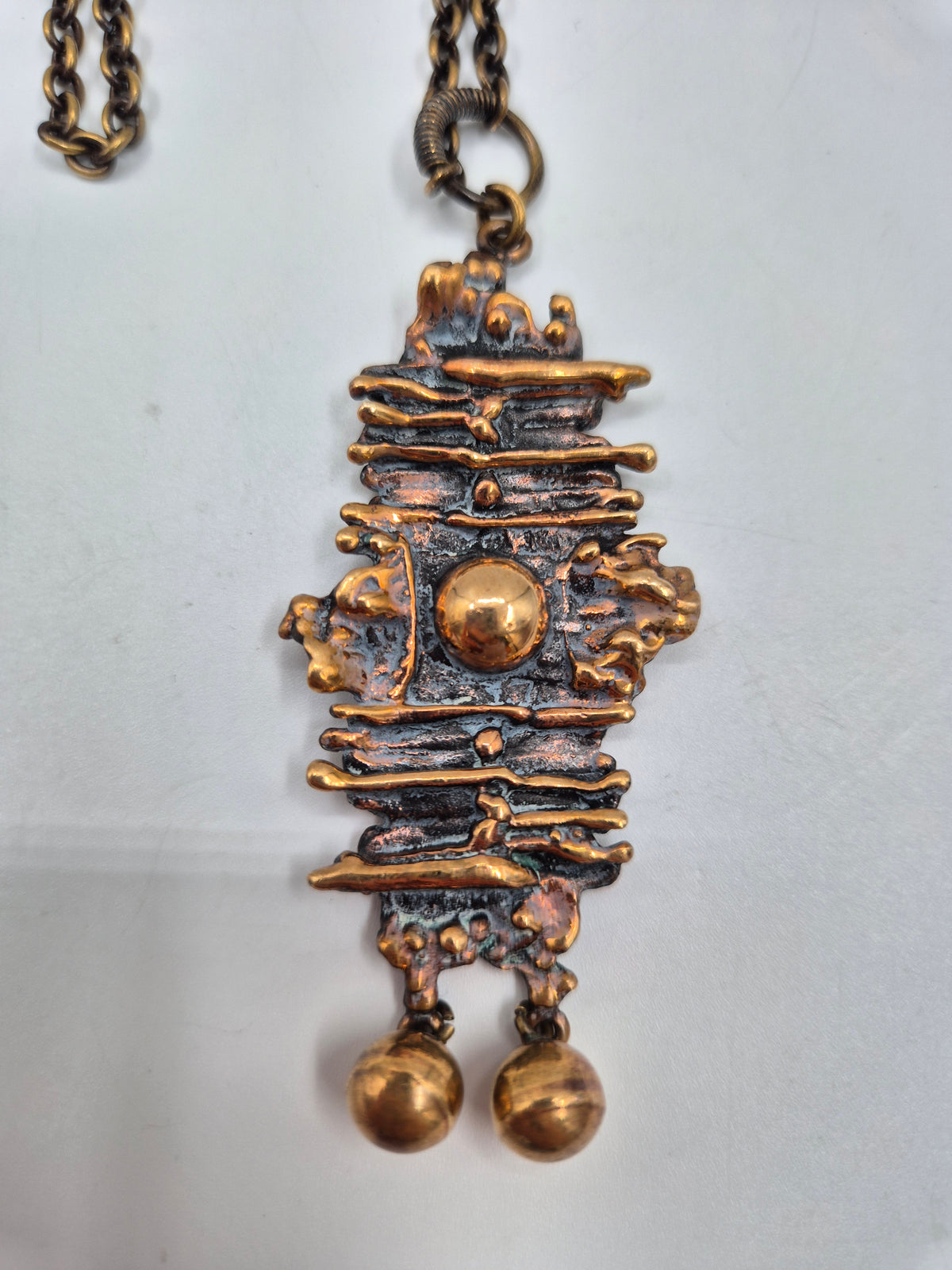 Pentti Sarpaneva Kaarna Pendant Necklace, Brutalist Jewellery