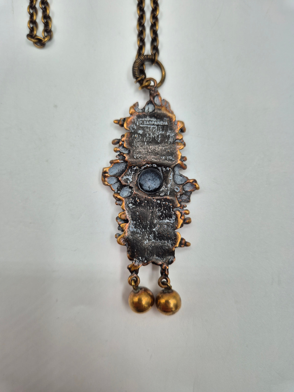 Pentti Sarpaneva Kaarna Pendant Necklace, Brutalist Jewellery