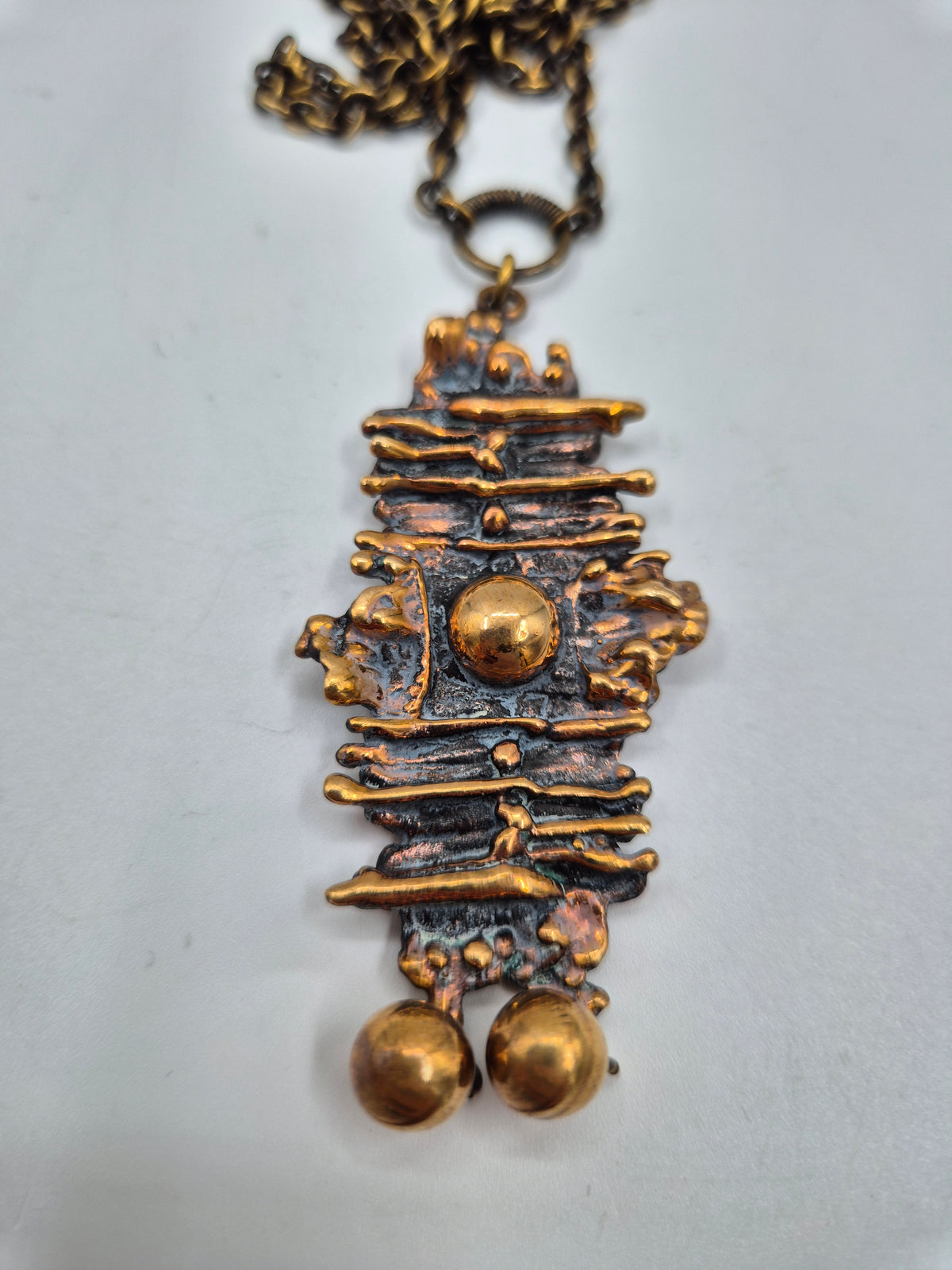 Pentti Sarpaneva Kaarna Pendant Necklace, Brutalist Jewellery
