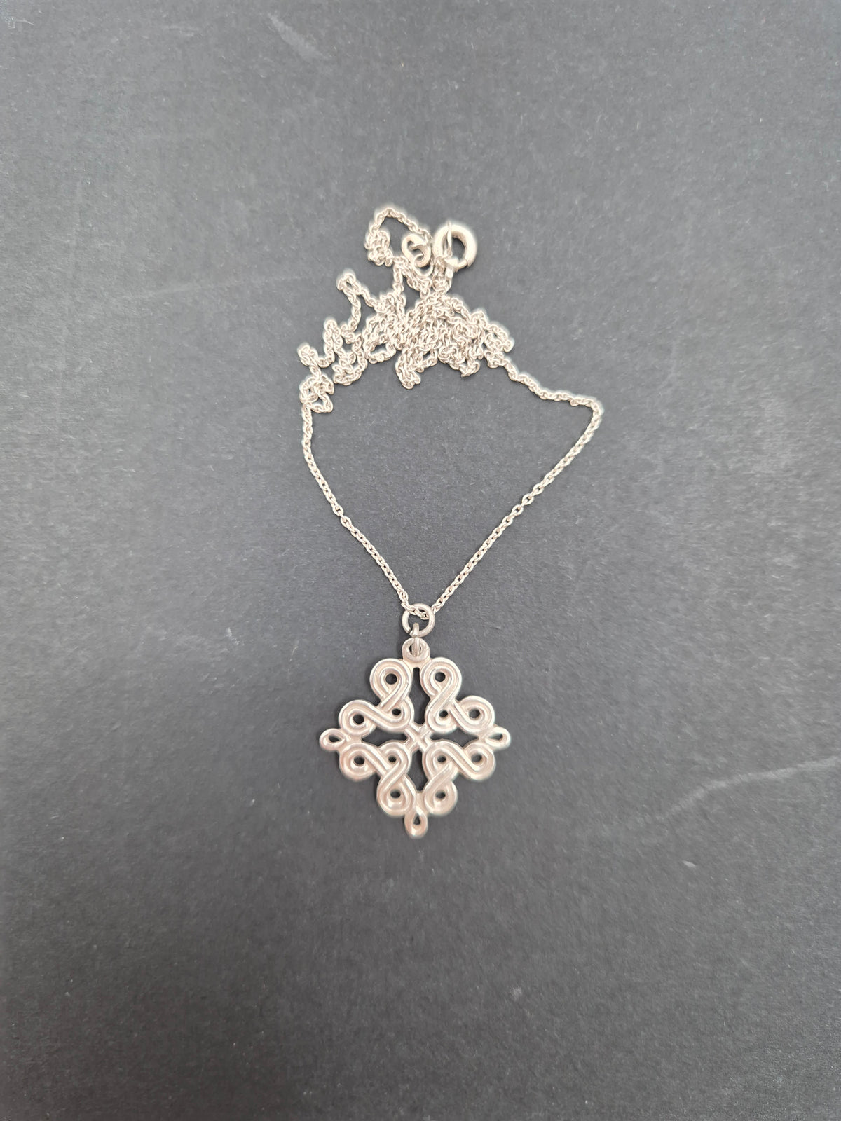 Kalevala Koru Hannunvaakuna 925 Silver Necklace, Finnish Design, 1963