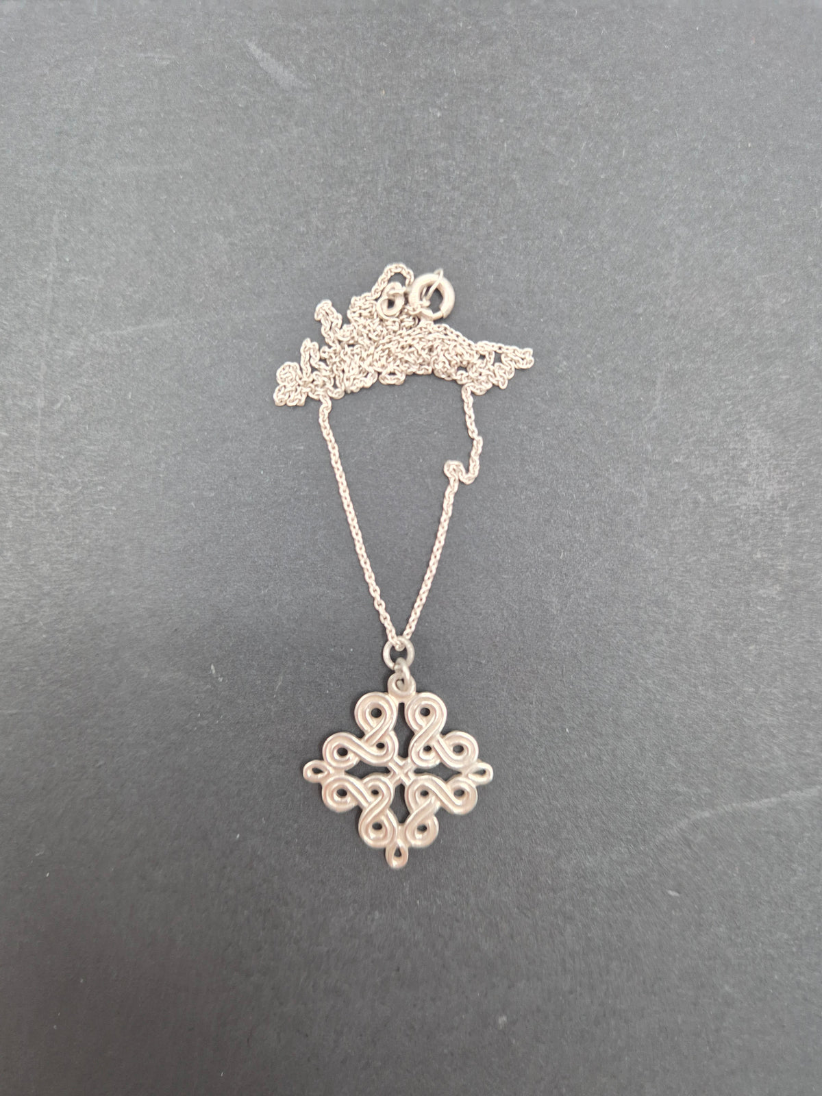 Kalevala Koru Hannunvaakuna 925 Silver Necklace, Finnish Design, 1963