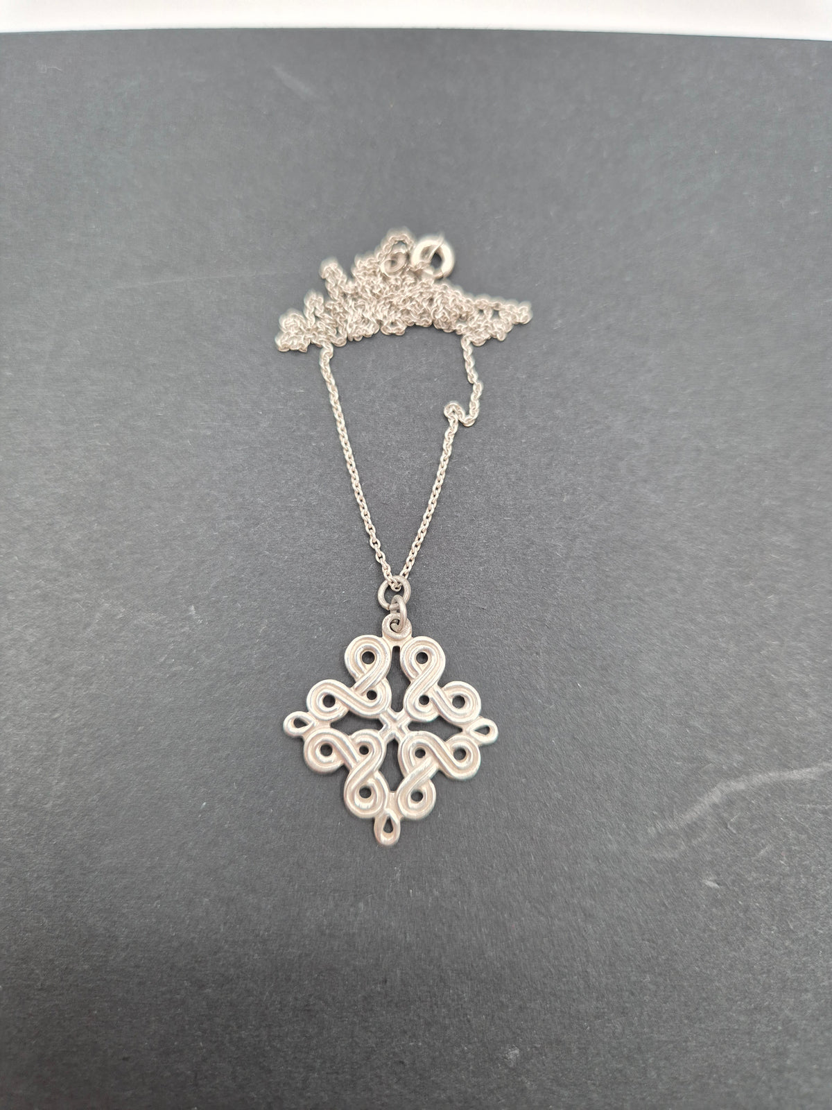 Kalevala Koru Hannunvaakuna 925 Silver Necklace, Finnish Design, 1963
