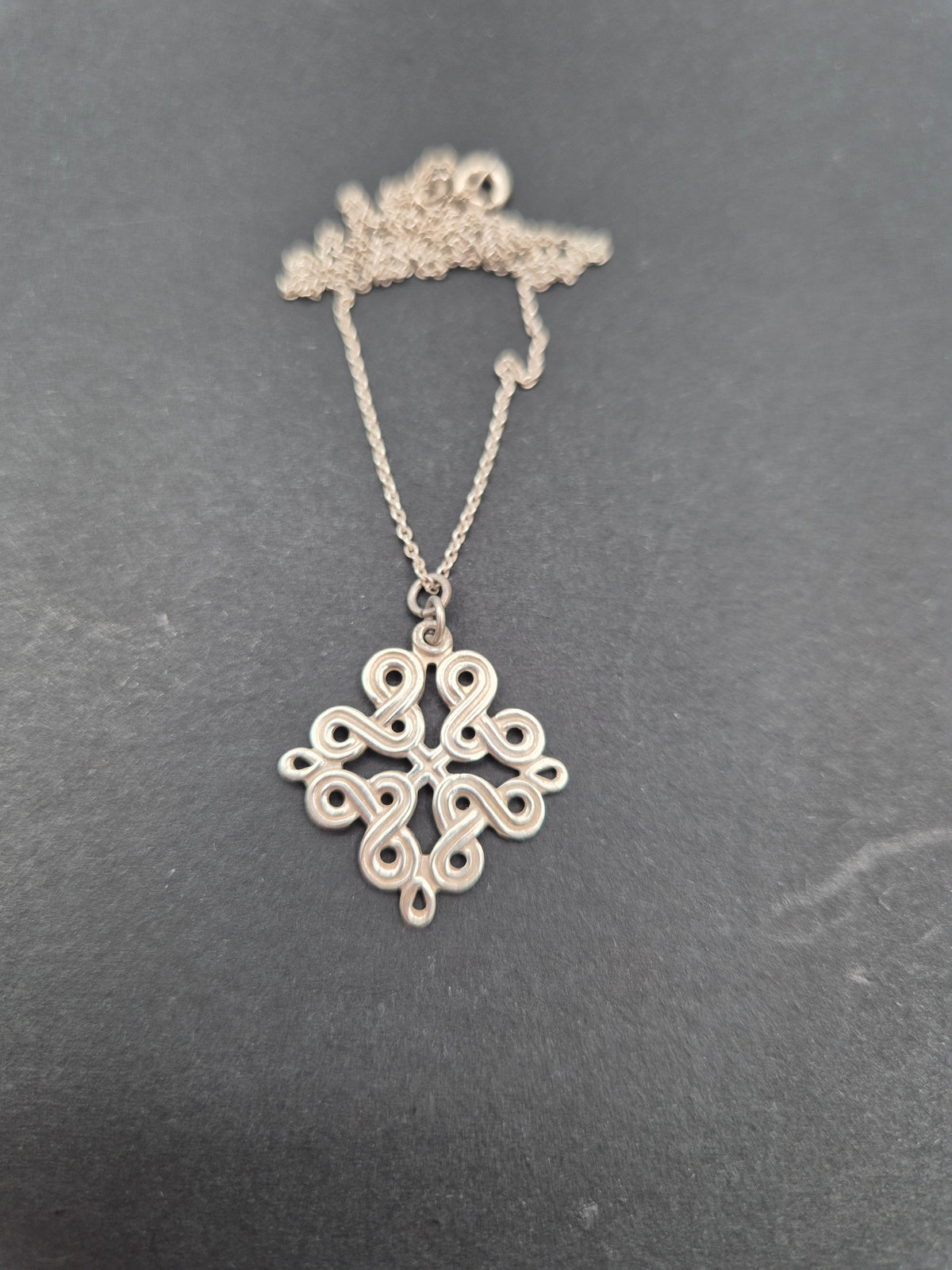 Kalevala Koru Hannunvaakuna 925 Silver Necklace, Finnish Design, 1963