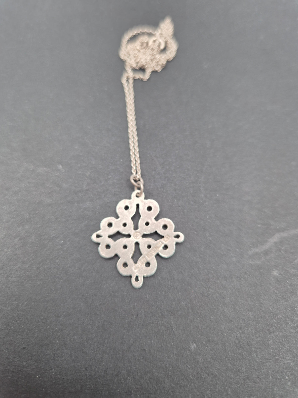 Kalevala Koru Hannunvaakuna 925 Silver Necklace, Finnish Design, 1963