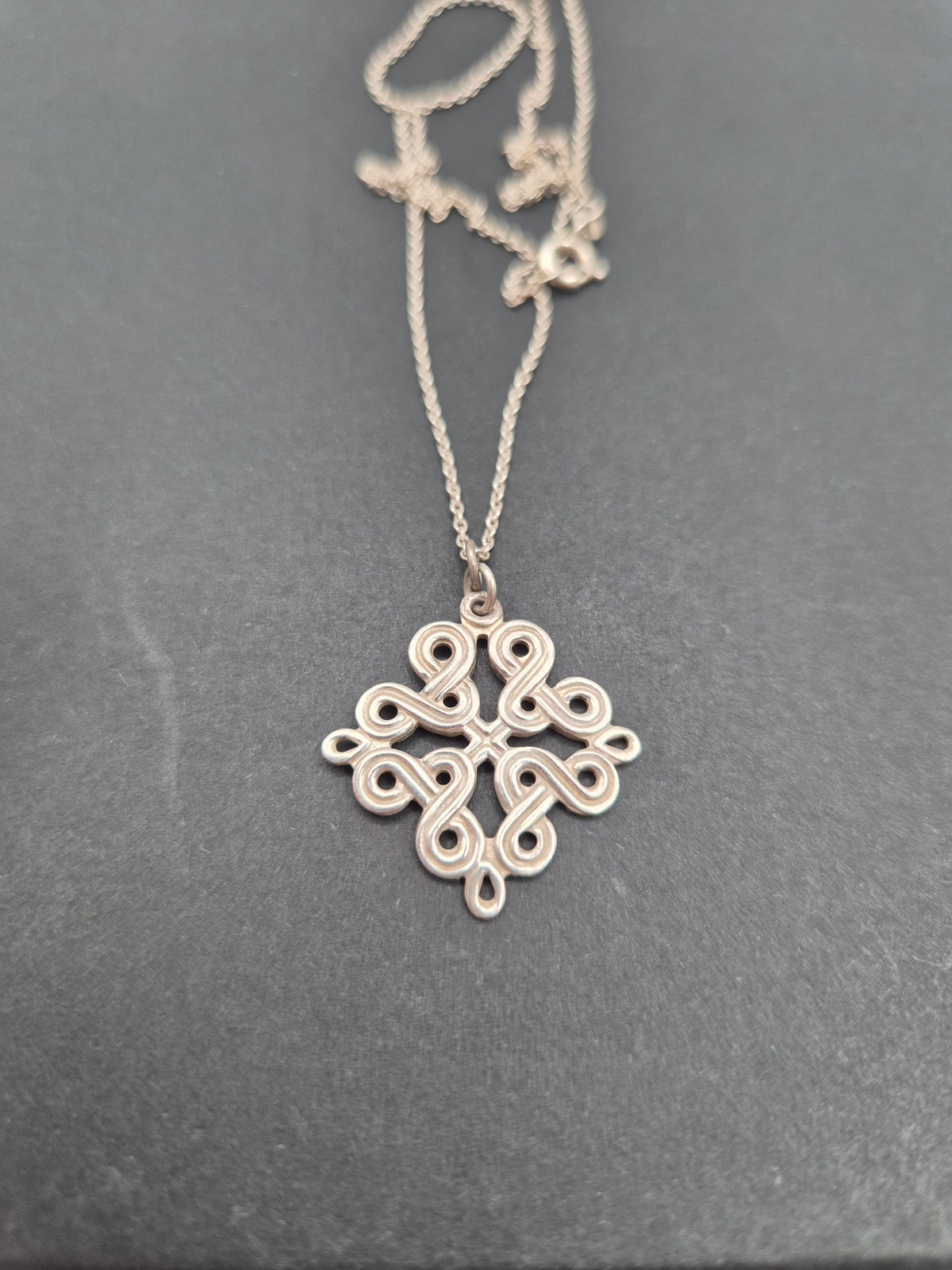 Kalevala Koru Hannunvaakuna 925 Silver Necklace, Finnish Design, 1963