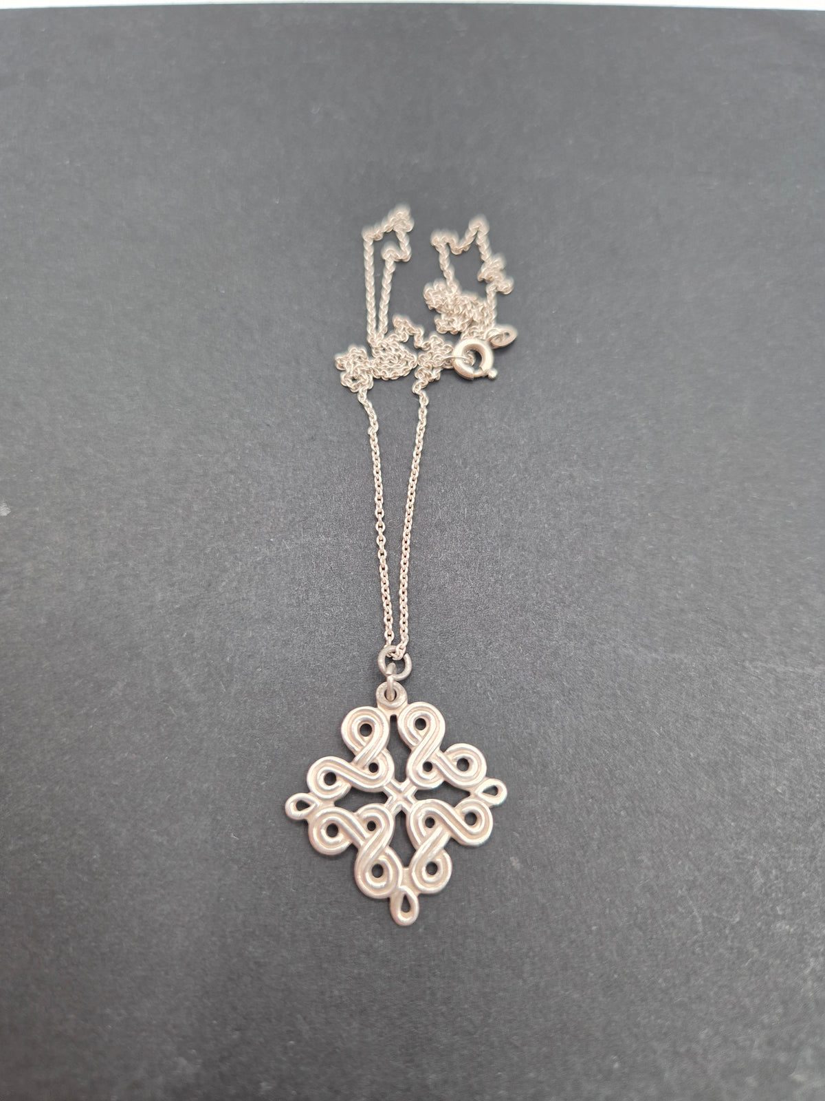 Kalevala Koru Hannunvaakuna 925 Silver Necklace, Finnish Design, 1963